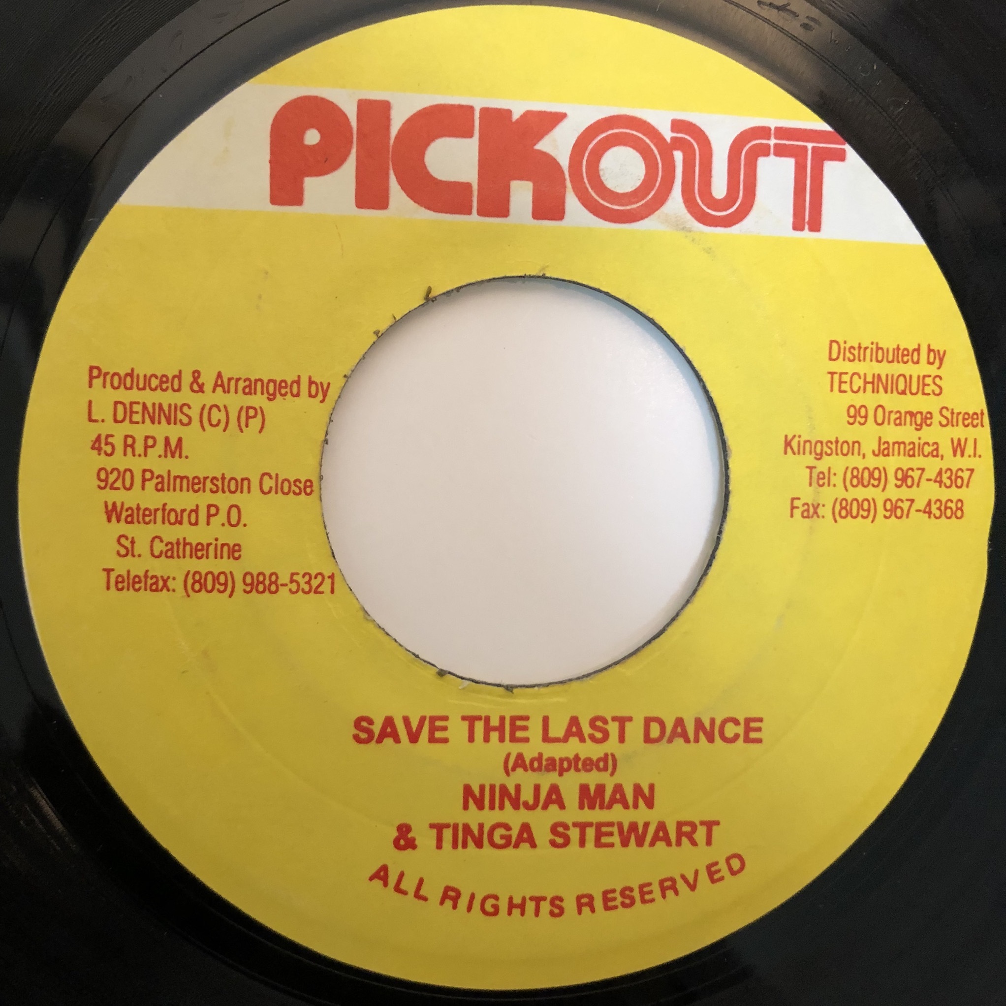 Ninjaman Tinga Stewart Save The Last Dance 7 361 Jamaican Soul