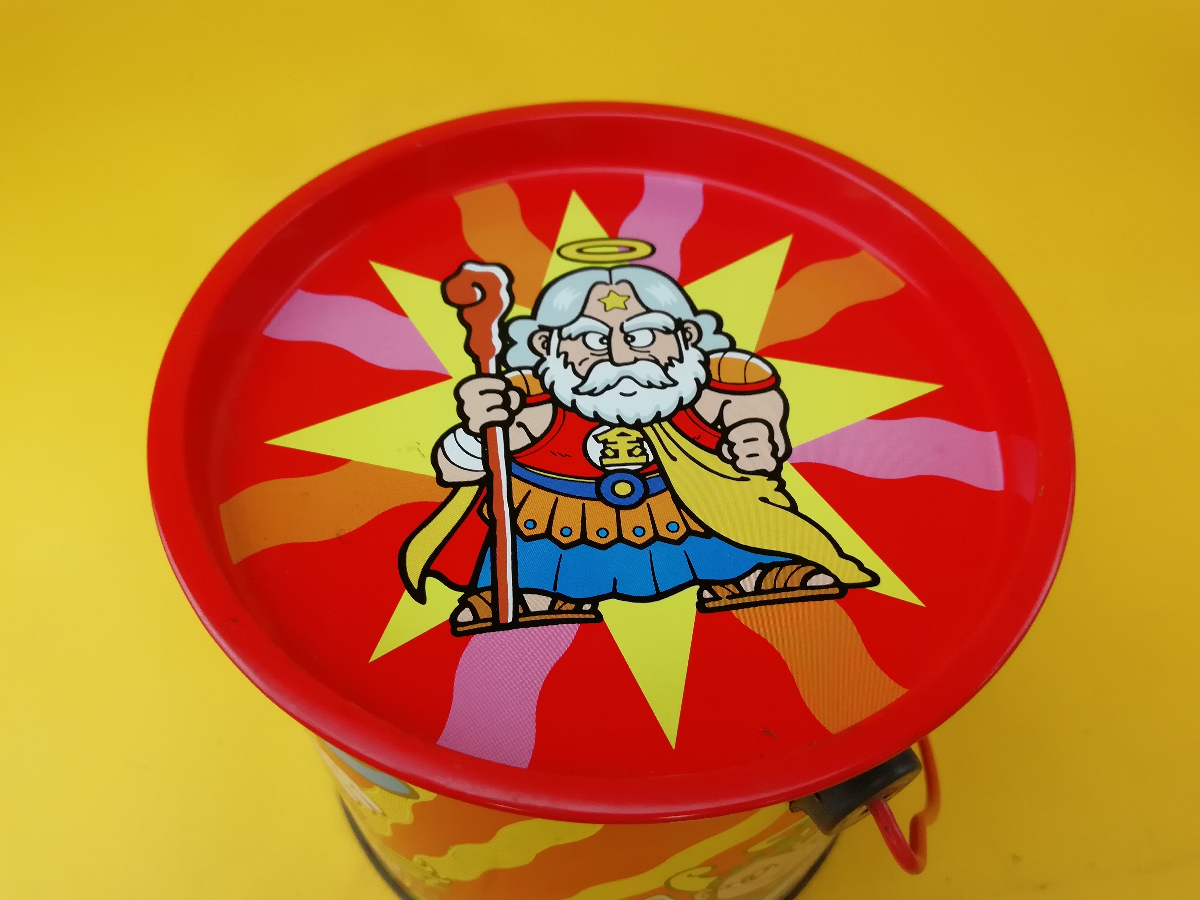 ビックリマン ブリキ 缶ケース 丸缶 トイズキング レトロ館