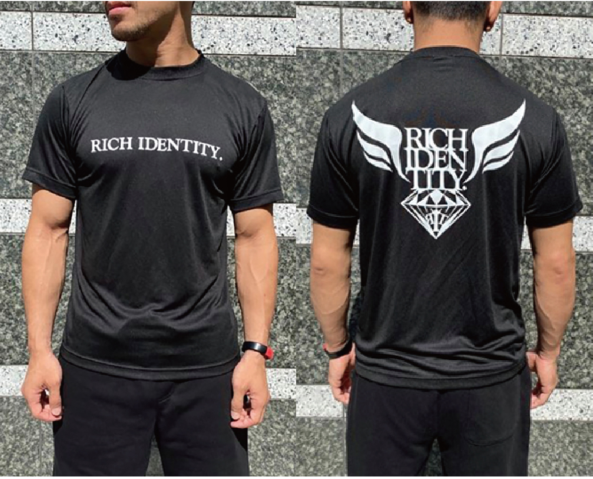 Rich Identity ドライtシャツ ブラック Creed