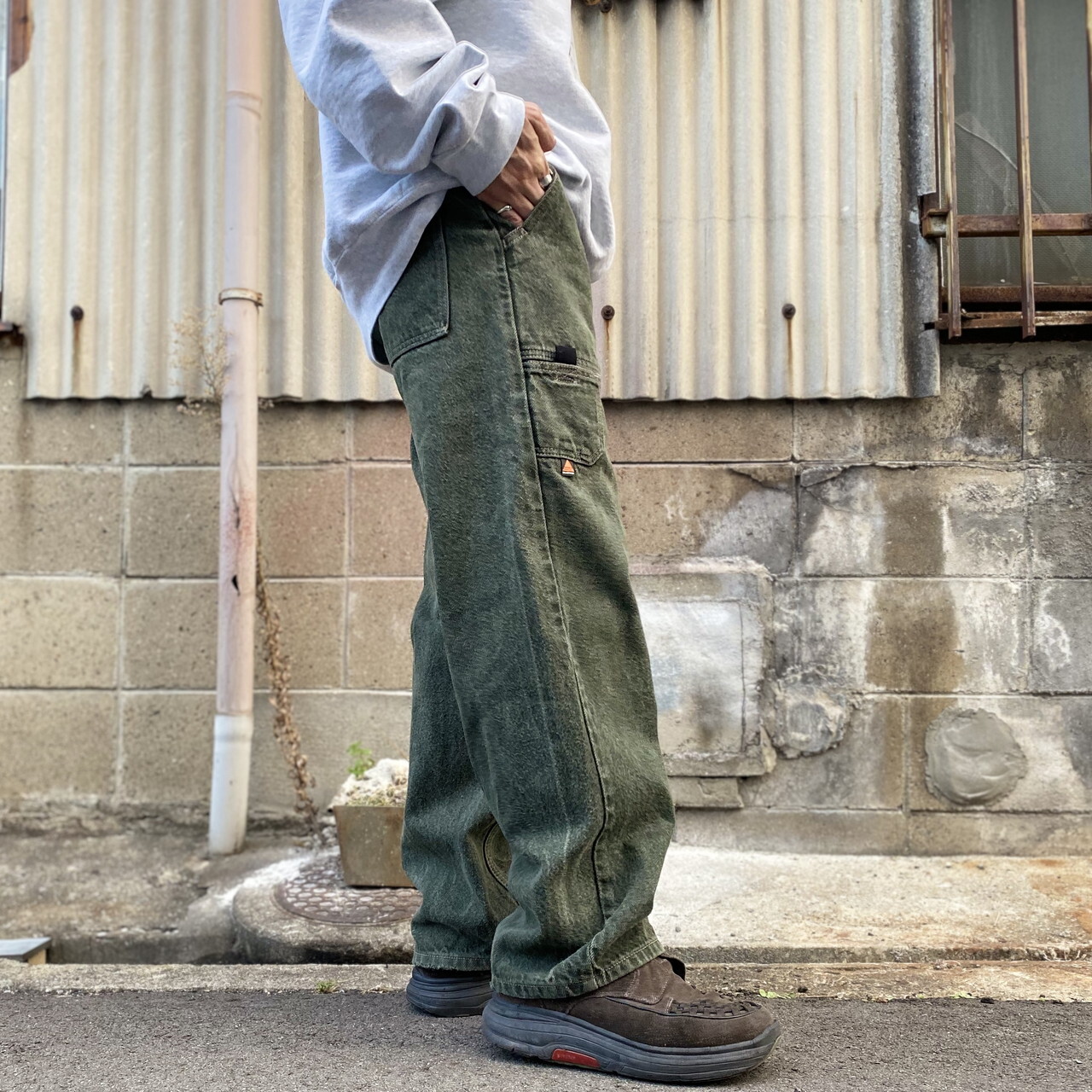 Levi S リーバイス Silvertab シルバータブ ワイド バギー デニムパンツ ジーンズ メンズ レディース W29 古着 オリーブグリーン 緑色 デニムパンツ Cave 古着屋 公式 古着通販サイト Levi S リーバイス Silvertab シルバータブ ワイド バギー デニムパンツ ジーンズ メンズ レディース W29 古着 オリーブグリーン 緑色 デニムパンツ Cave 古着屋 公式 古着通販サイト