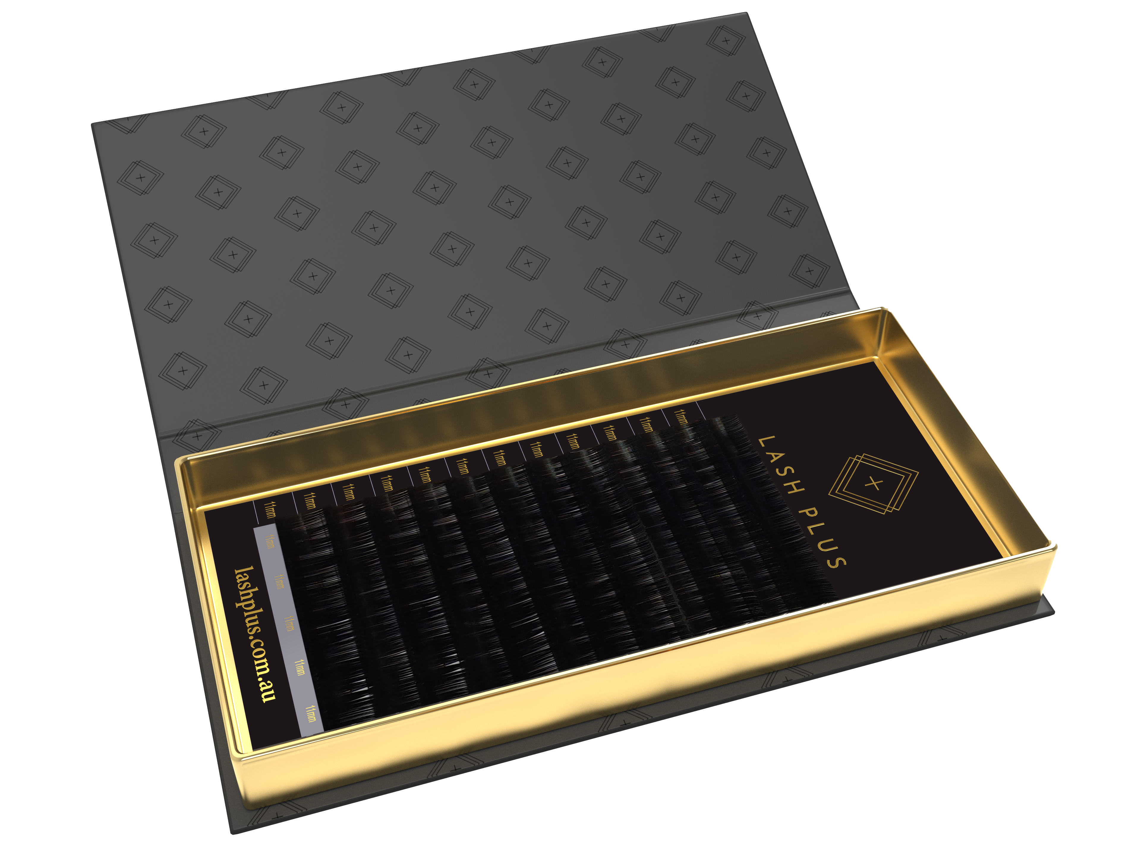 Cカール0 07 Black Diamond Volume Lashplus