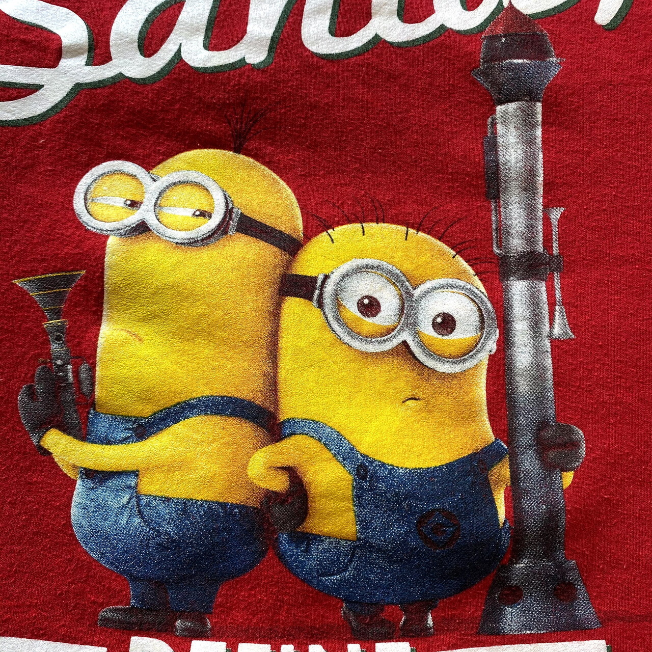 ミニオン 怪盗グルー キャラクタープリントスウェット メンズm レディースl 古着 トレーナー レッド 赤色 スウェット Al Cave 古着屋 公式 古着通販サイト 夏物最大50 Off開催中