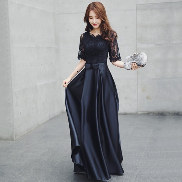 カレンミレン 黒 BLACK ドレス セレブ 高級 パーティ フォーマル