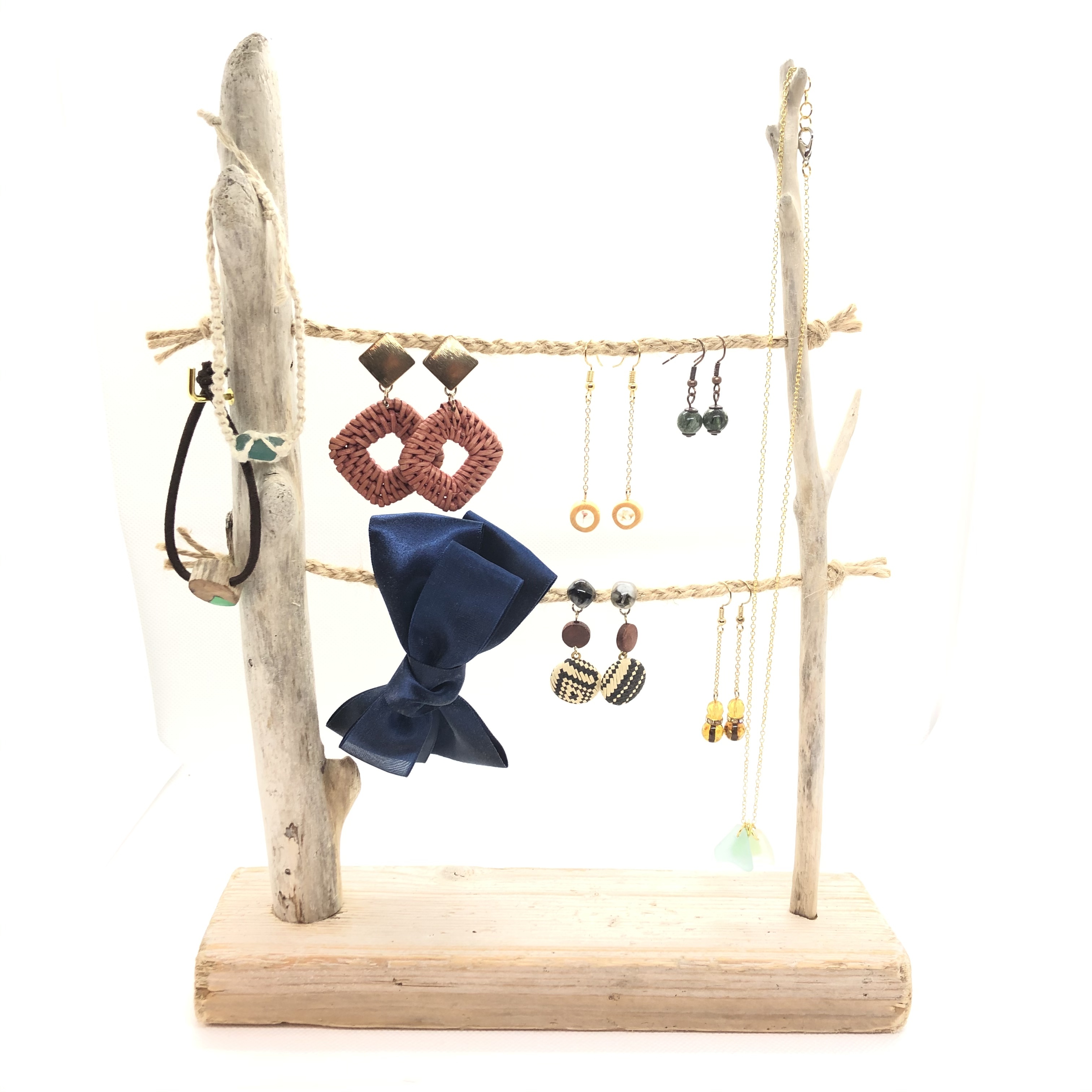 流木 アクセサリースタンド ピアススタンド ネックレススタンド Nemmy