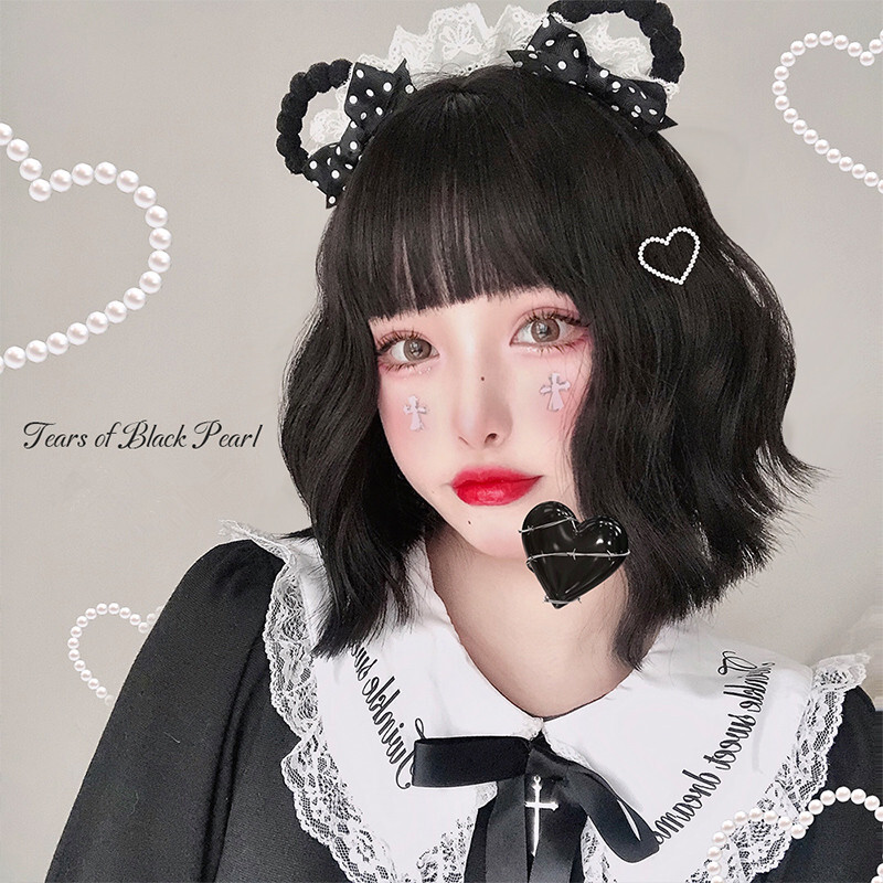 727 自然 小顔 原宿 姫髪 ロリータ ショート ボブ コスプレ ナチュラル ウィッグ 5hw4ph Lachouette