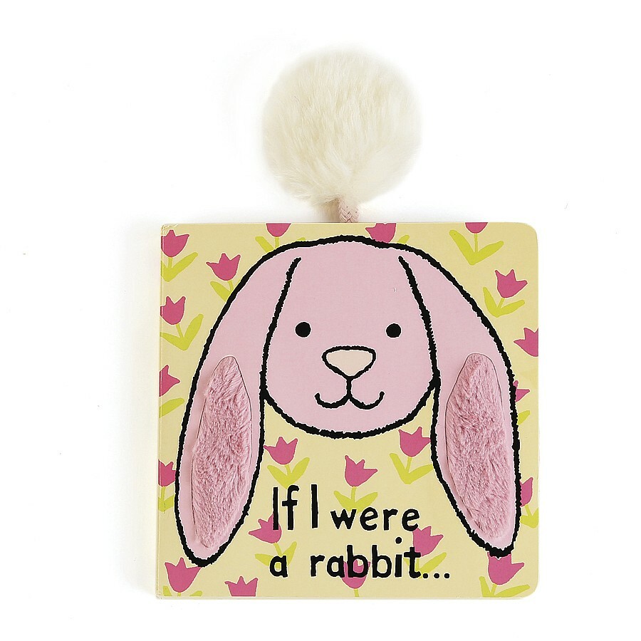 If I were a Rabbit Board Book (Pink 