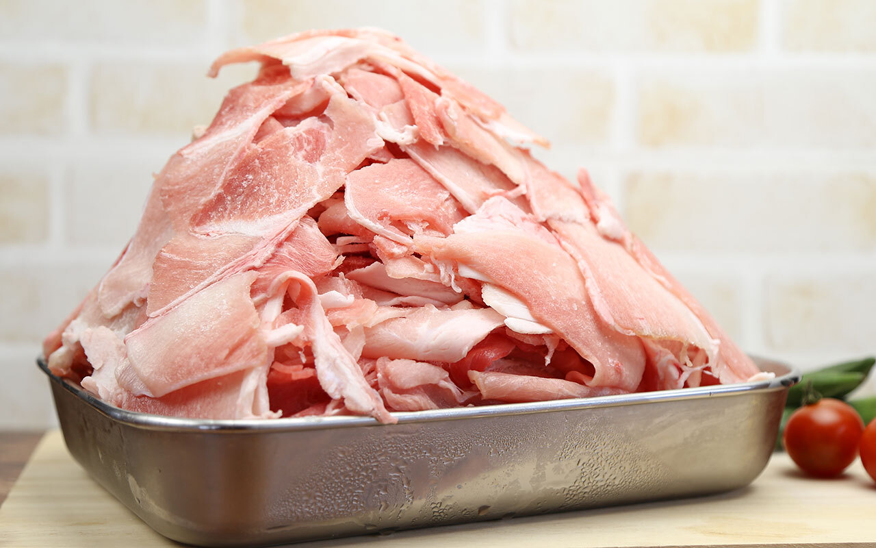 とうはく豚切り落とし こまぎれ 2kg 500ｇ 4パック 肉のとうはく 鳥取東伯ミート株式会社 オンラインショップ