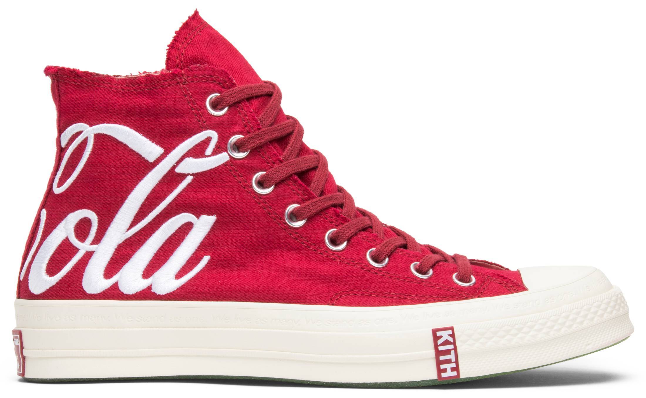 Converse Chuck Taylor All Star 70s Hi Kith Coca Cola Red コンバース チャックテイラー オールスター70s ハイ キス コカコーラ レッド Hypestreetstore