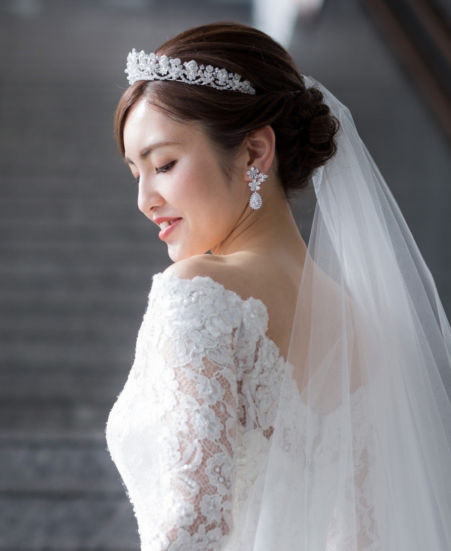 ivoryandco Alexandra 結婚式 ウェディング ティアラ - ウェディング