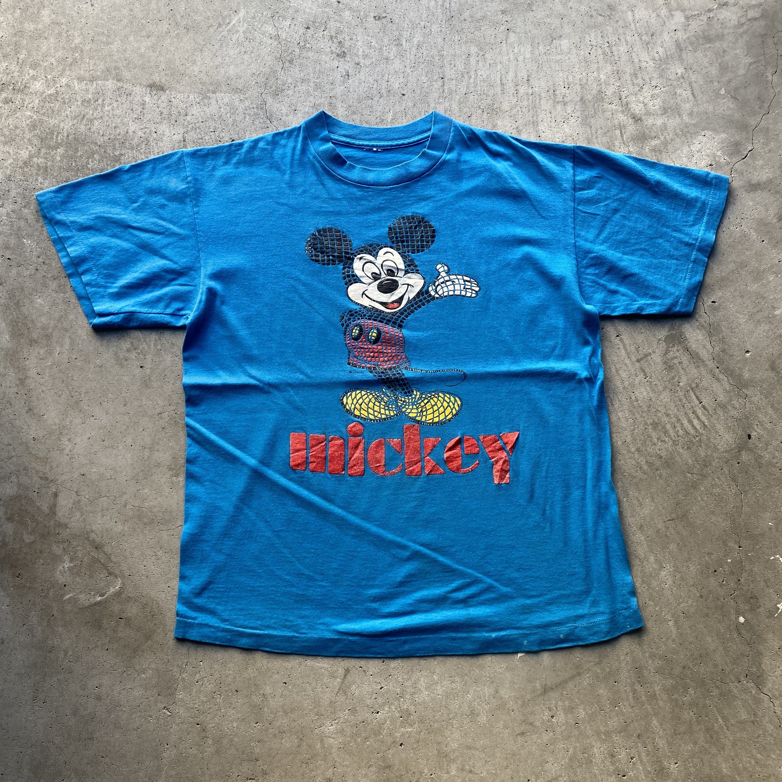 90年代 Disney ディズニー Mickey Mouse ミッキーマウス 発泡プリント Tシャツ キャラクターtシャツ ヴィンテージ メンズ レディース 古着 Tシャツ Al Sa Cave 古着屋 公式 古着通販サイト 夏物最大50 Off開催中