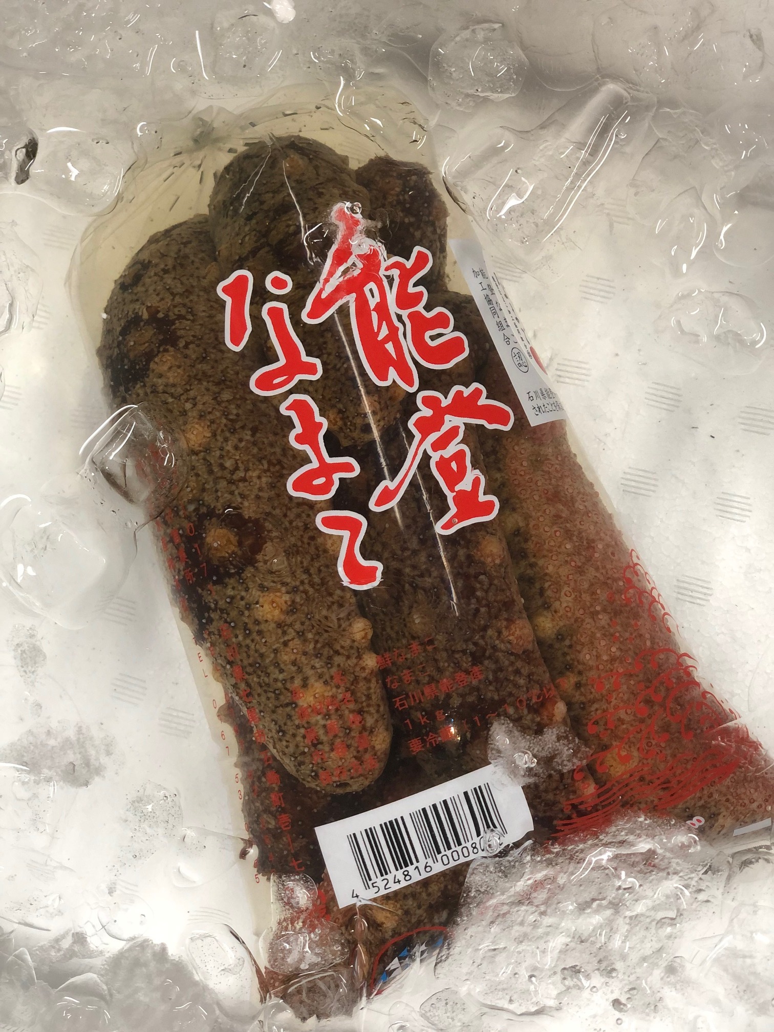 赤ナマコ 能登産 １キロ袋 赤なまこ１kg 冷蔵 豊洲直送 Okawari 豊洲直送の高級海産物をお届け