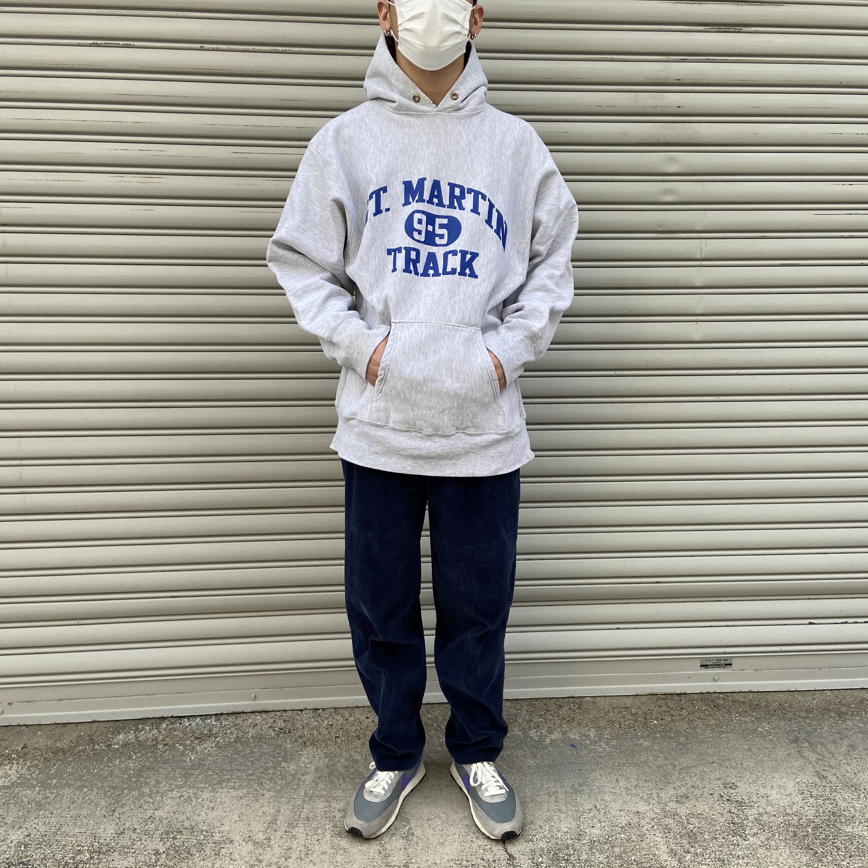 Champion® リバースウィーブ 80s トリコタグ『REGIS』XL ボロSWEAT 