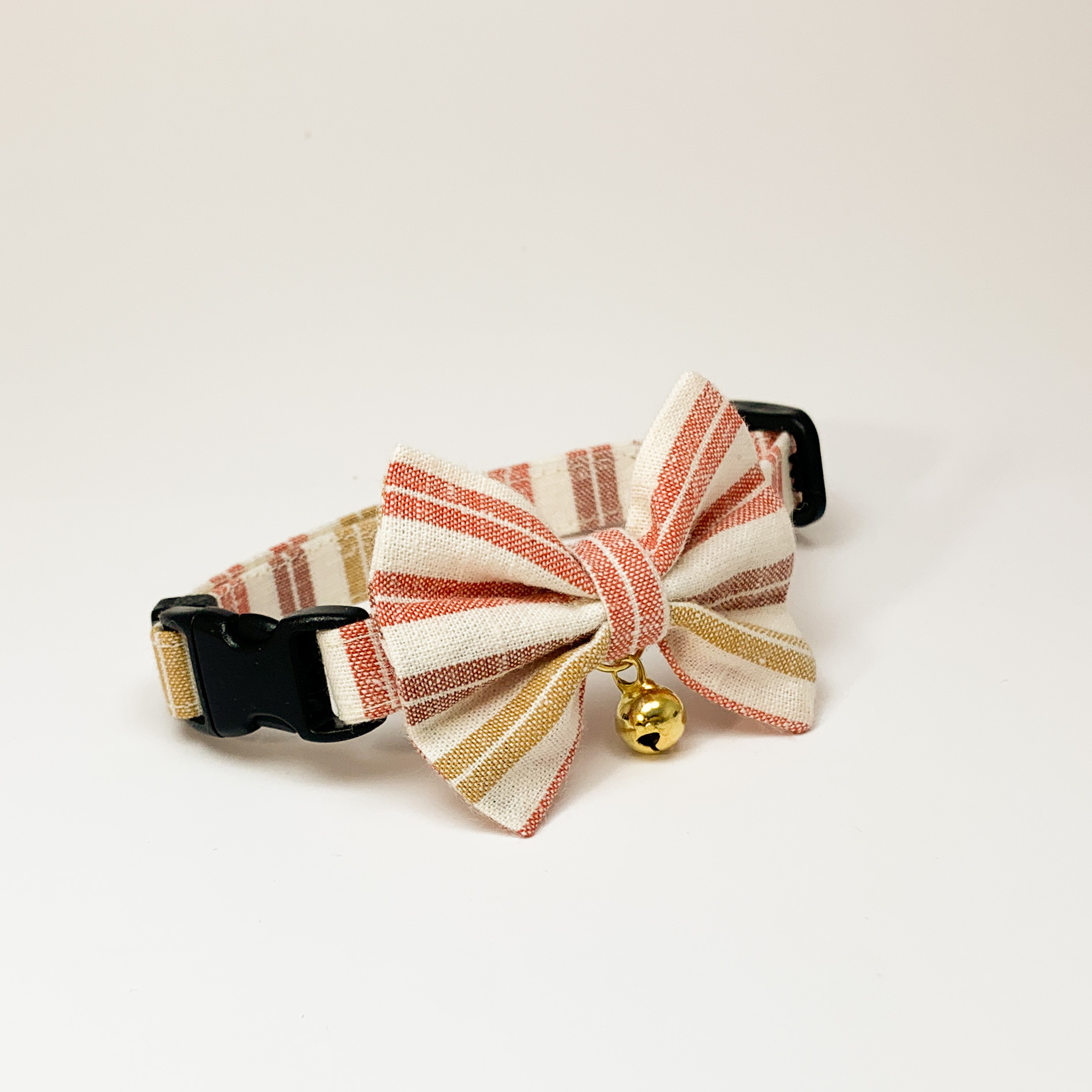 杏 成猫用 ハンドメイド 首輪 遠州綿紬 Komuazu こむあず 猫用ハンドメイド首輪