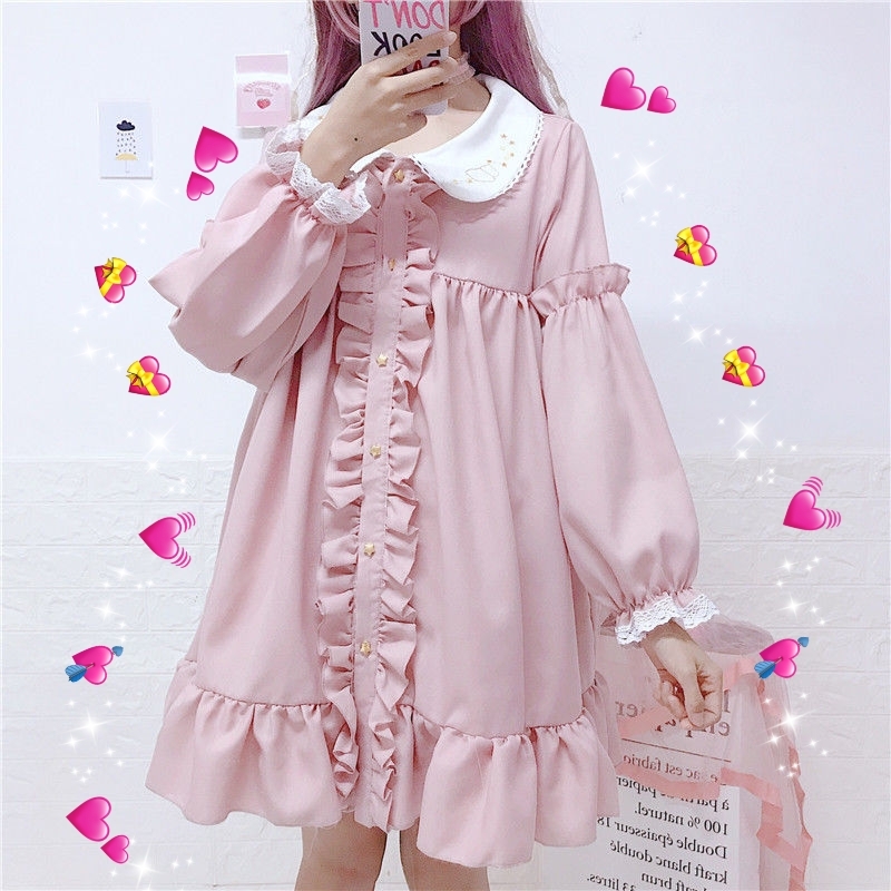 ゆめかわ ガーリーなピンクワンピース Wanpi29 ゆめかわガール