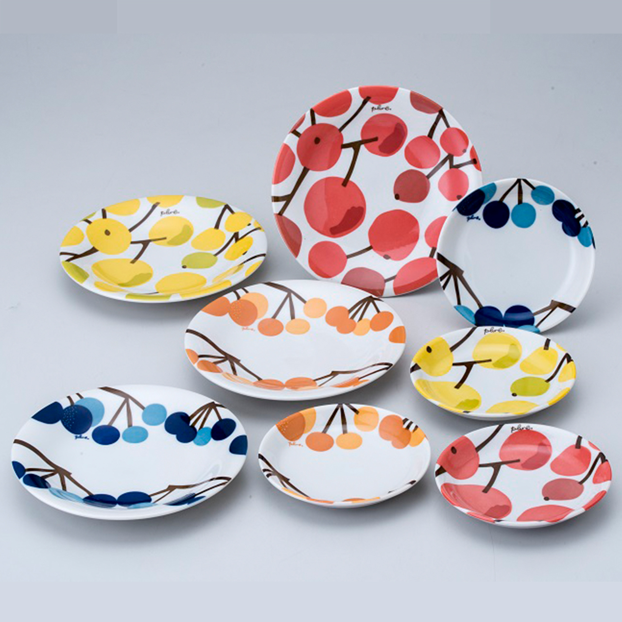 Plune たくさんの木の実 プレート ８枚セット Zakka Marche