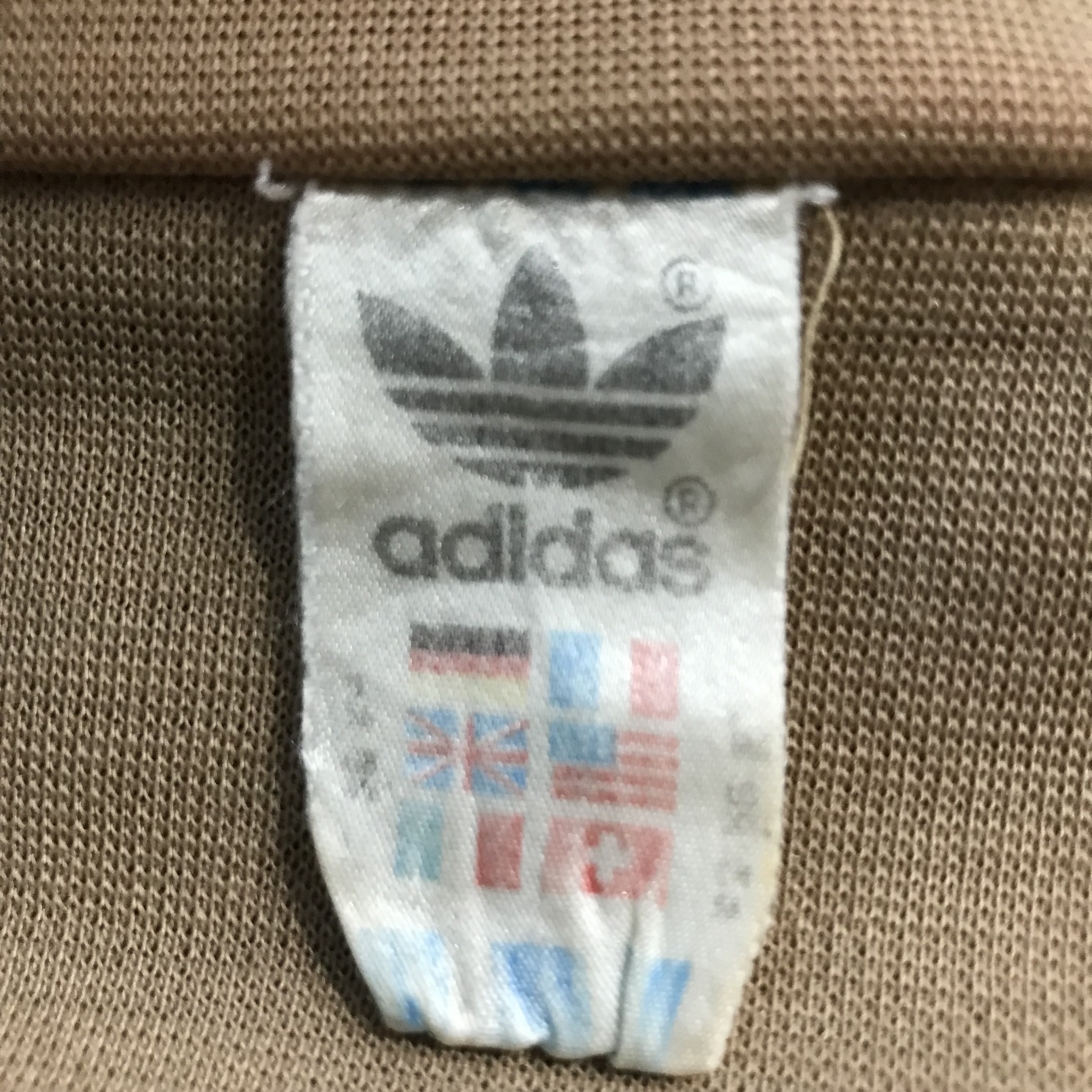 80 S 万国旗タグ 西ドイツ製 Adidas ガイコツジャージ トラックジャケット メンズxl Used Clothing Shyboy