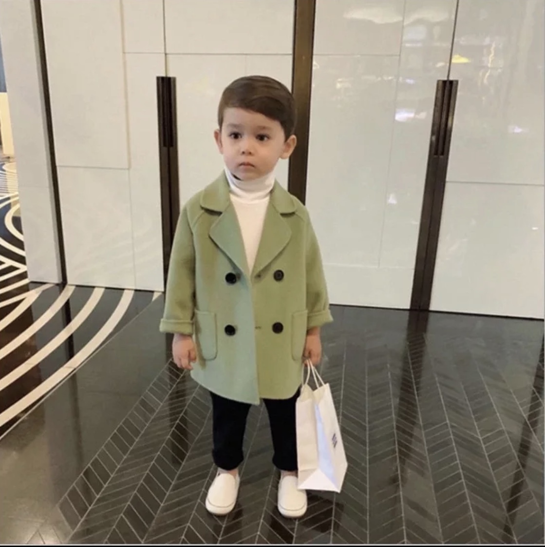 キッズキルティングチェスターコート チェスターコート コート キッズ ベビー キルティング あったか 海外子供服 プチプラ ユニセックス 海外子供服 Fly Bell Import Select Shop