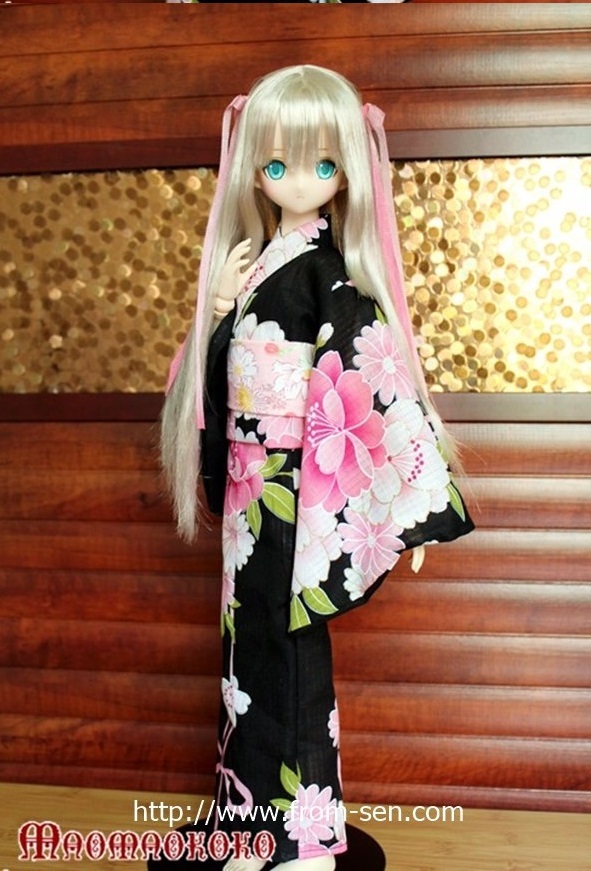 即納 Momo 浴衣セット 花柄 Sd Dd Sd13サイズ Doll Shop Eden