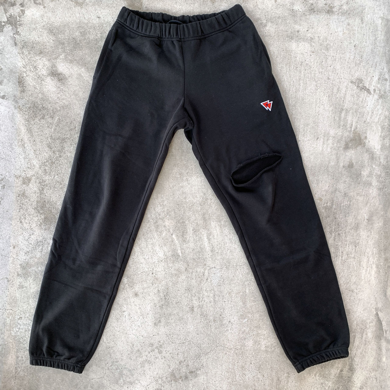 ダメージ加工有 スエット パンツ Kokobakia ブラック メンズ レディース Kokobakia ココバキア