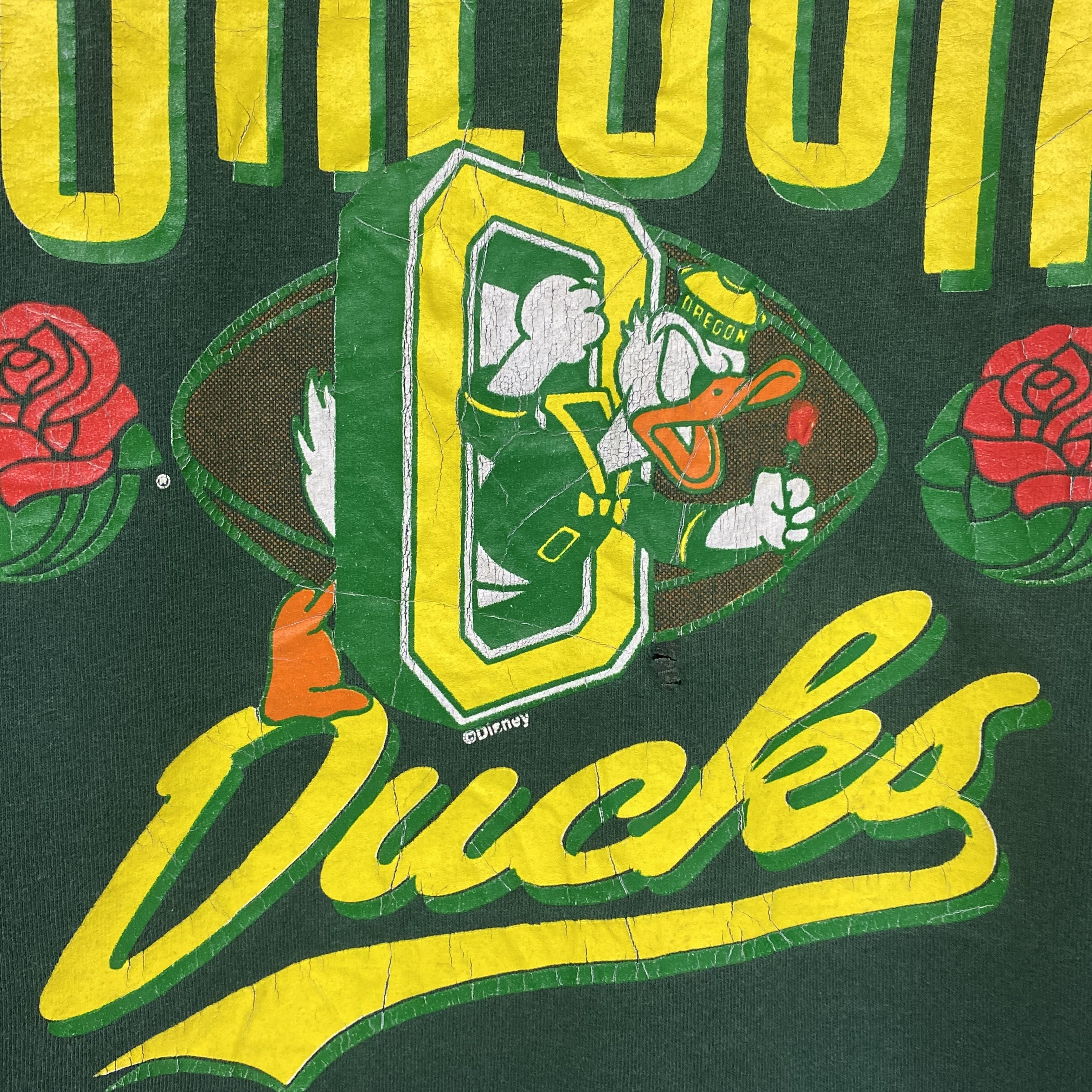 90年代 Oregon Ducks オレゴンダックス Rose Bowl Tシャツ 古着 Tシャツ Cave 古着屋 公式 古着通販サイト