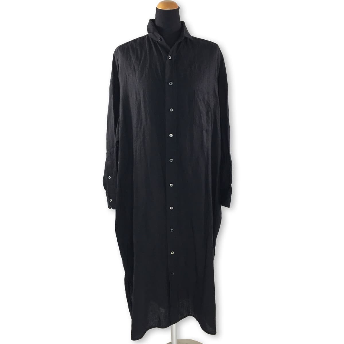 Ticca ティッカ リネンロングシャツ ワンピース 長袖 羽織り アルアバイル フクル ファッションブランドユーズドセレクトショップ