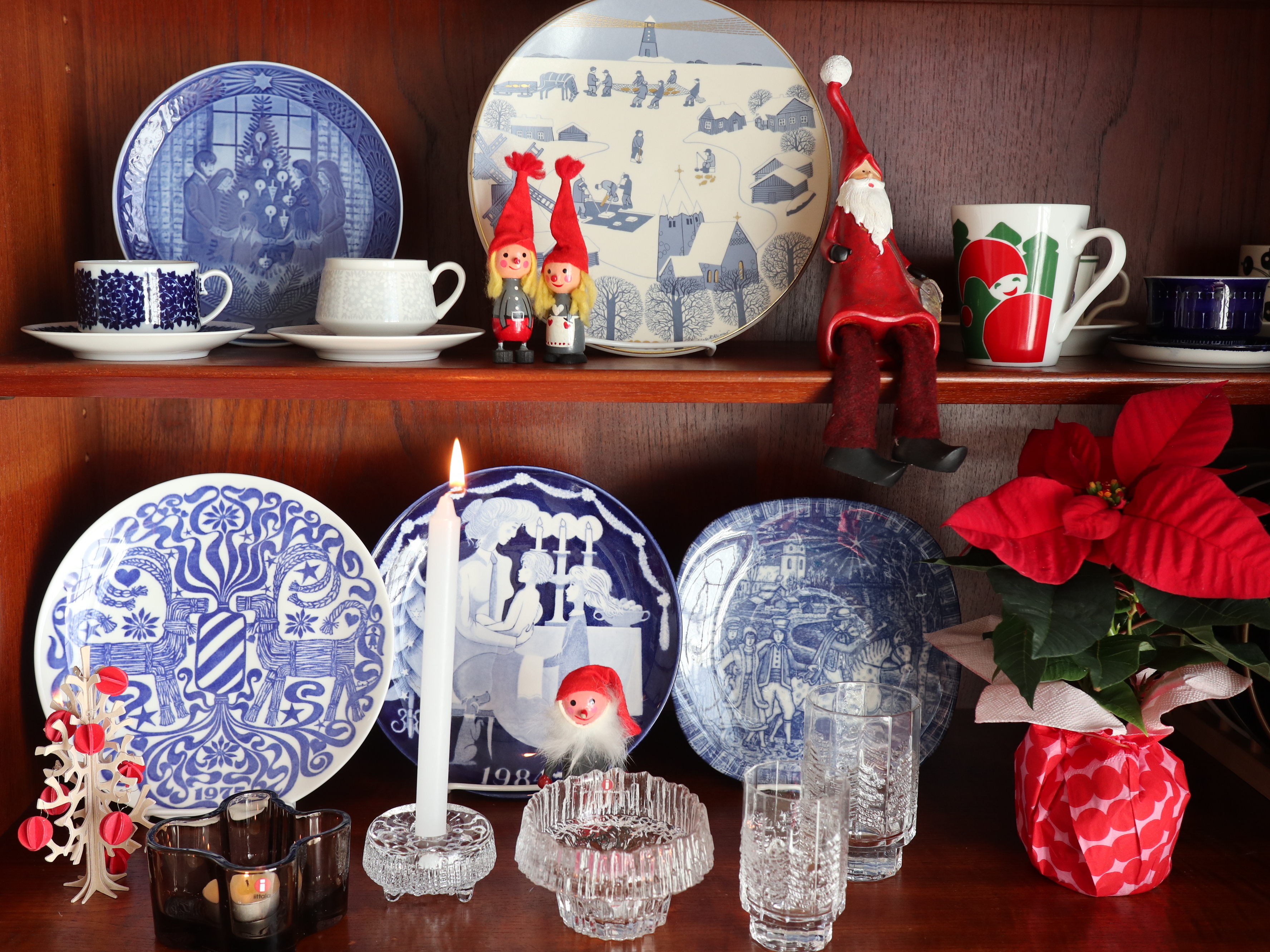 Royal Copenhagen クリスマスイヤープレート 19年 Kiitos