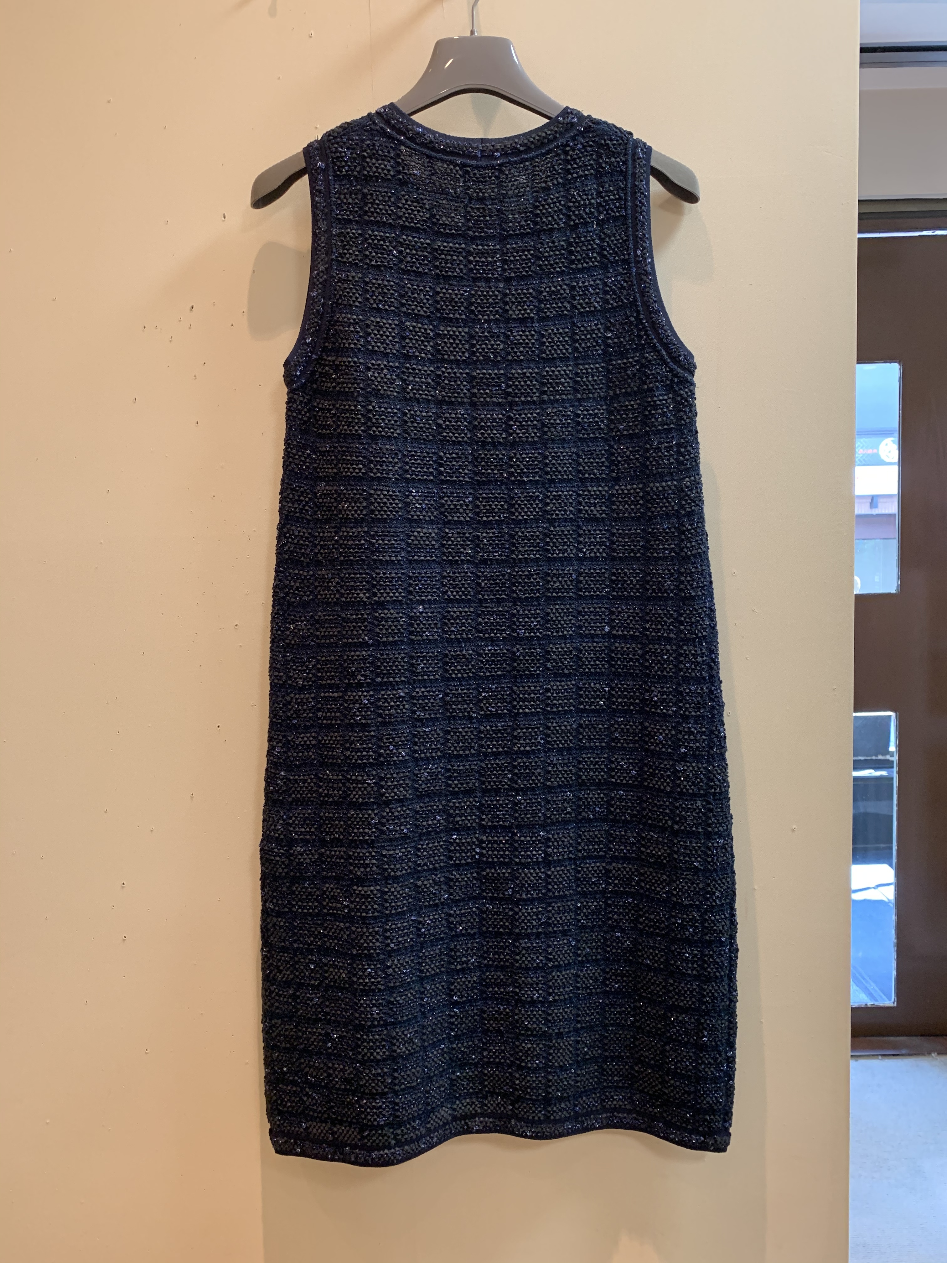 D Exterior ニットジャカードノースリーブワンピース 931 585 Na フクハラ