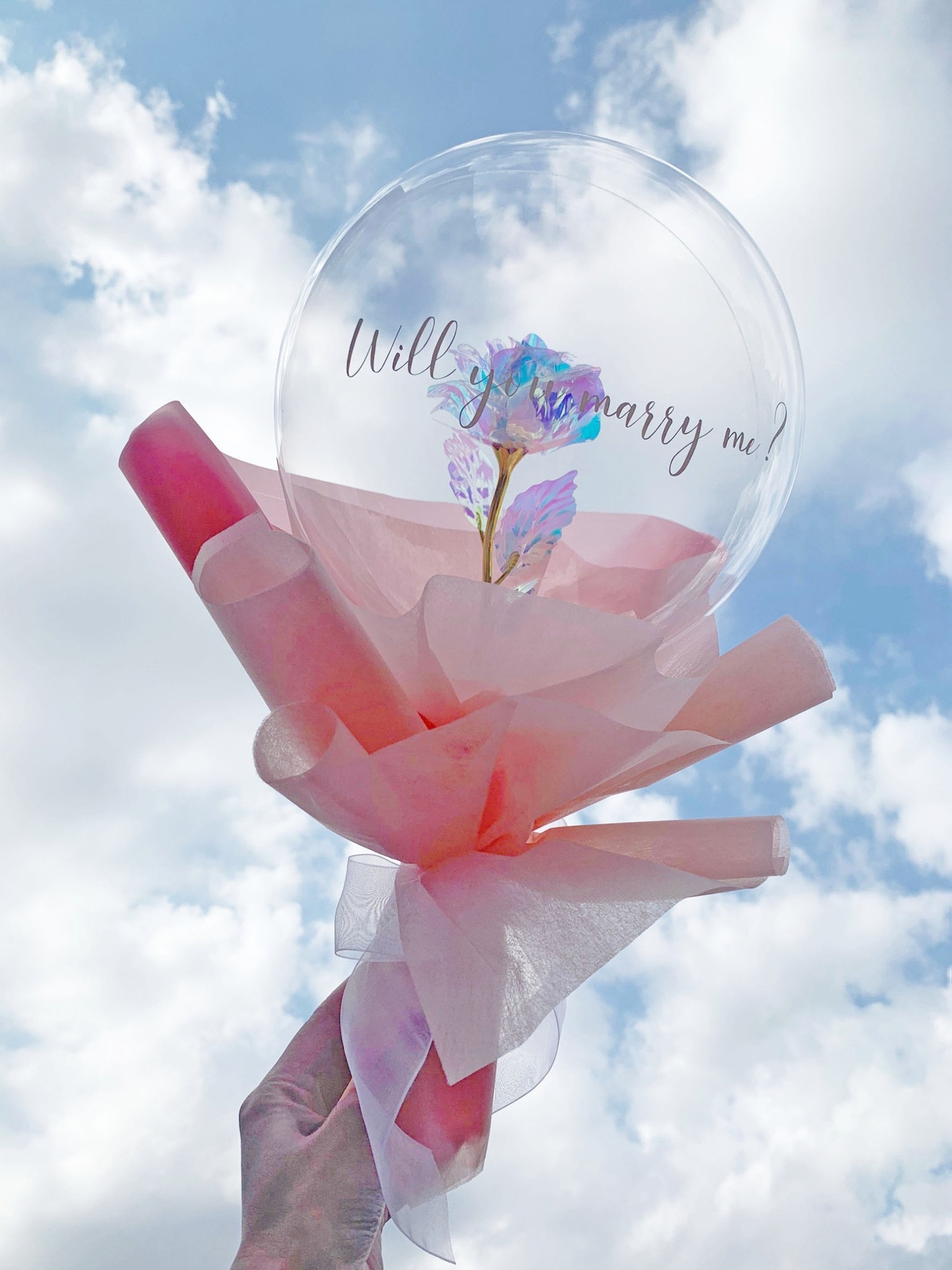 バルーンブーケ クリスタルフラワー Marryxoxo