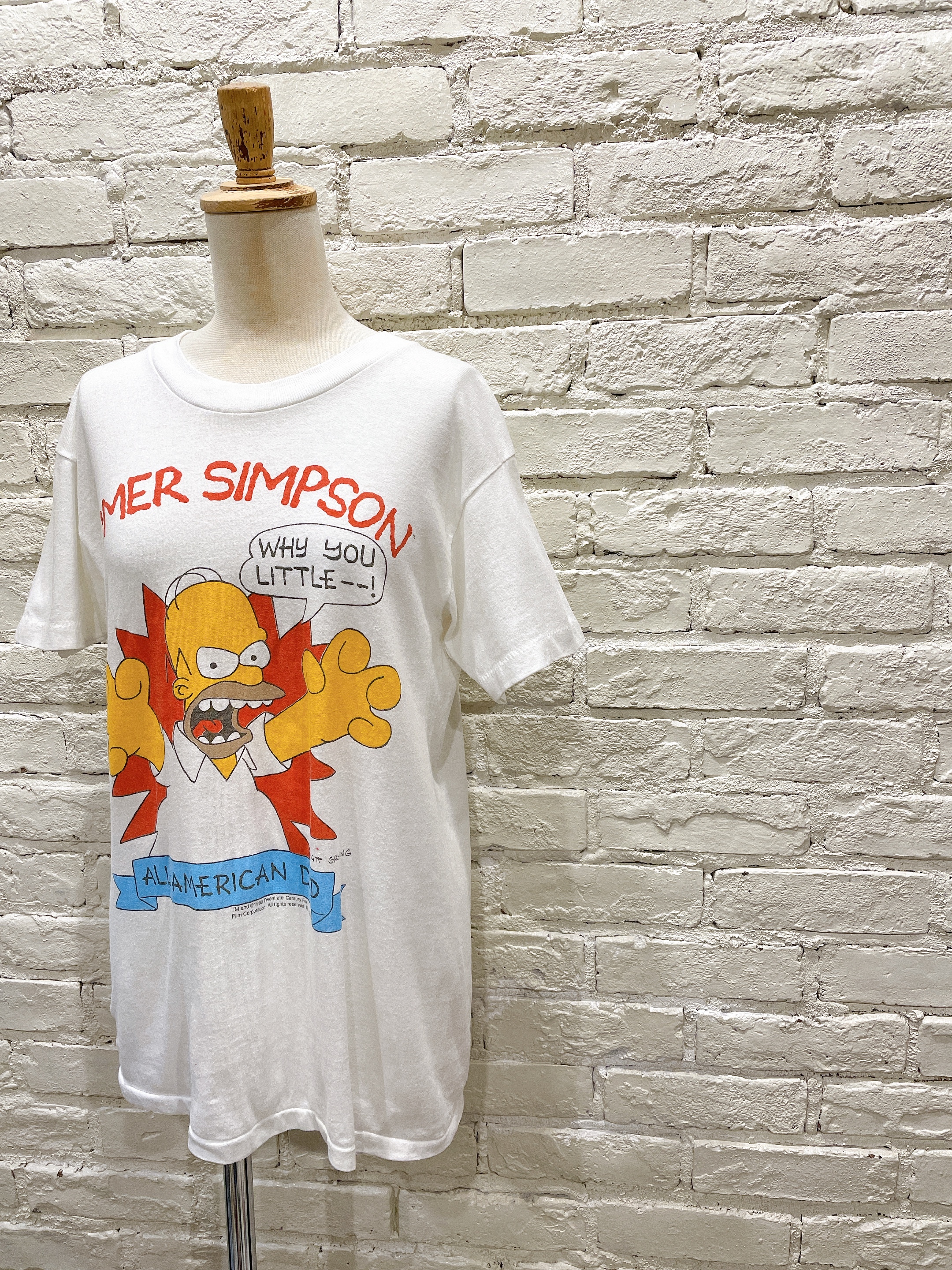 90年代 The Simpsons ホーマーシンプソンズ プリントtシャツ Usa製 Used Vintage Clothing Valon Lanp