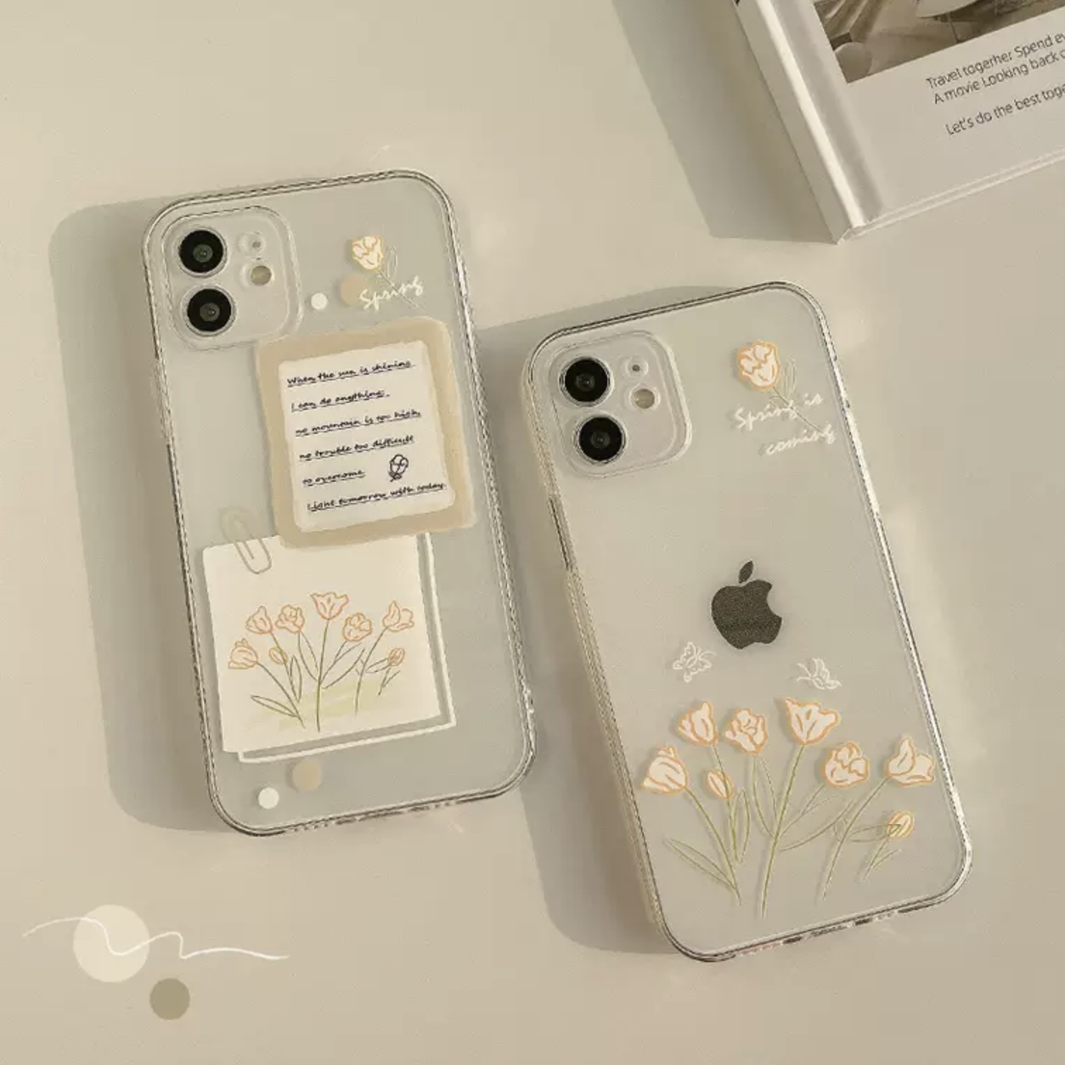 送料無料 クリアーがかわいい Iphoneケース 絵画風 花柄 スマホカバー オシャレ 大人っぽ Tpu Lamitte Deco トレンド 韓国ファッション ショップ