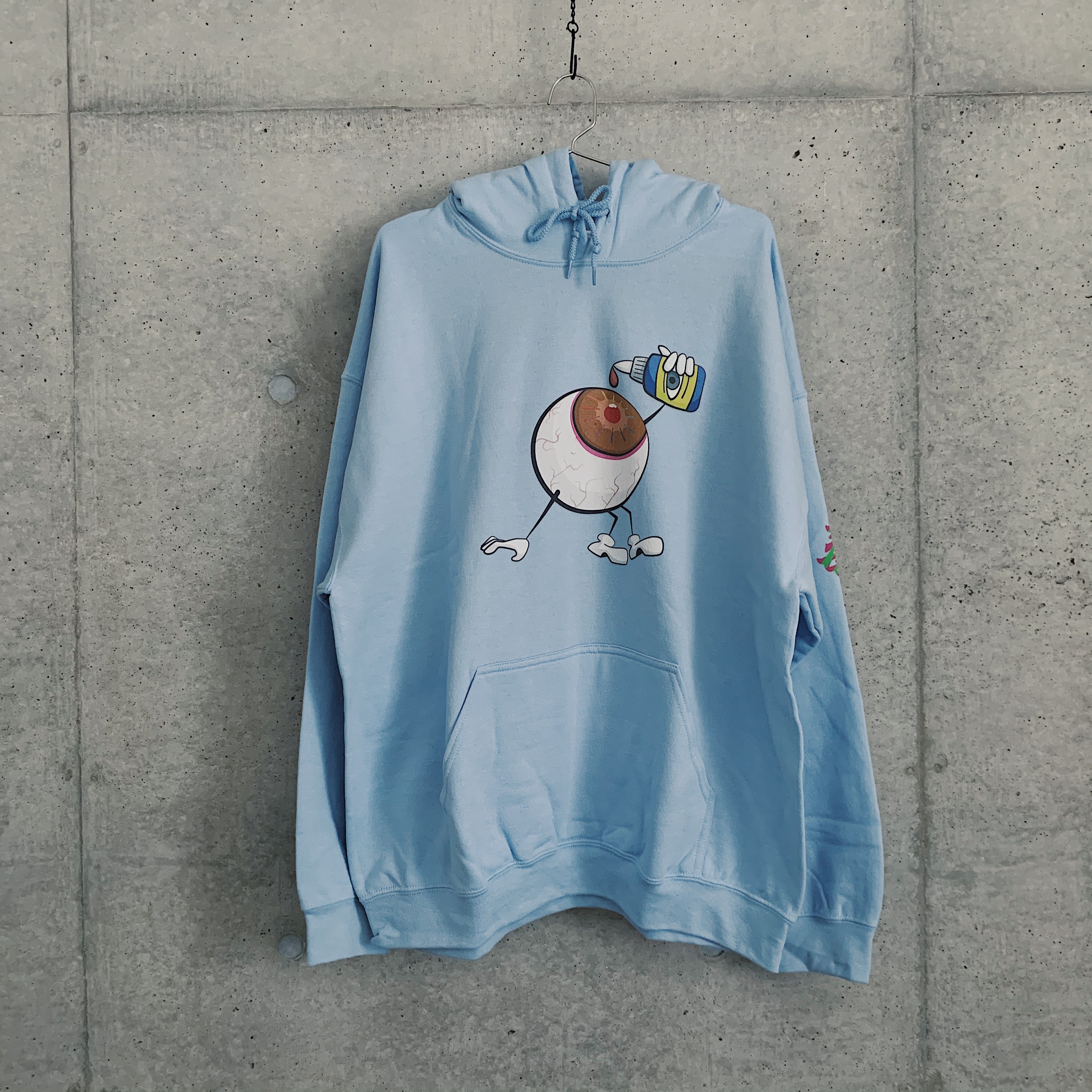 aqua blue hoodie