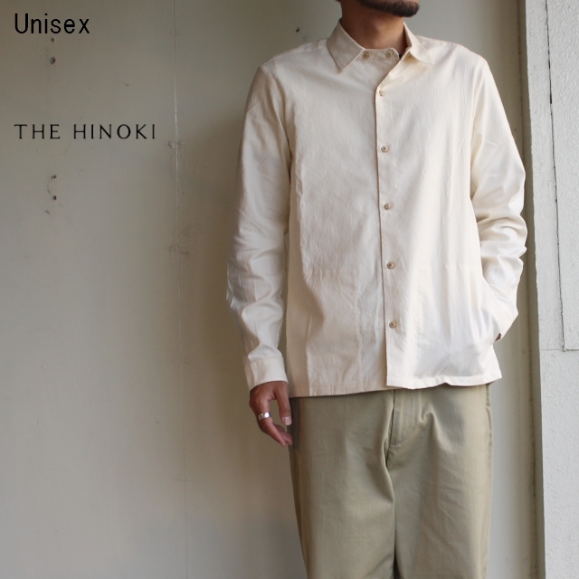 The Hinoki オックスフォードラウンドカラーシャツ Natural C Countly Online Store メンズ レディス ユニセックス通販