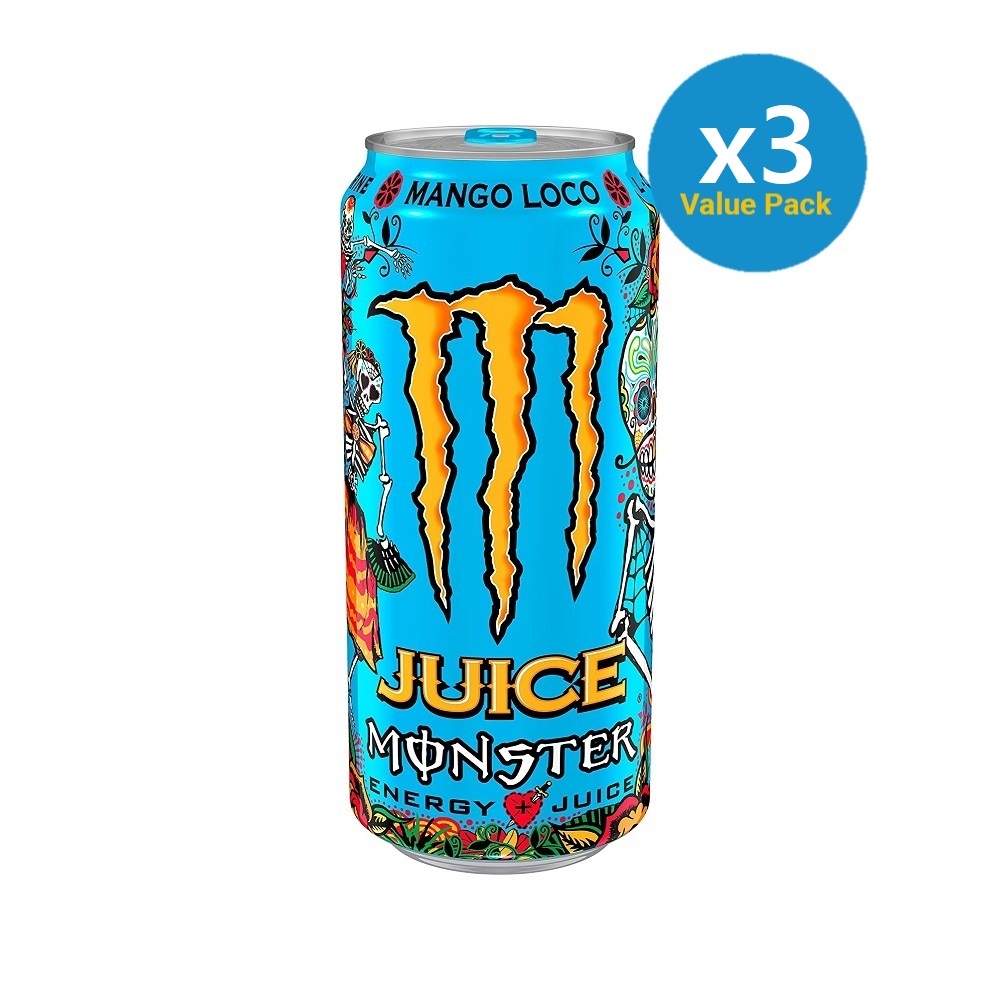 モンスターエナジー Mango Loco 16fl Oz 473ml 3本セット 973 7 1本あたり Air Style