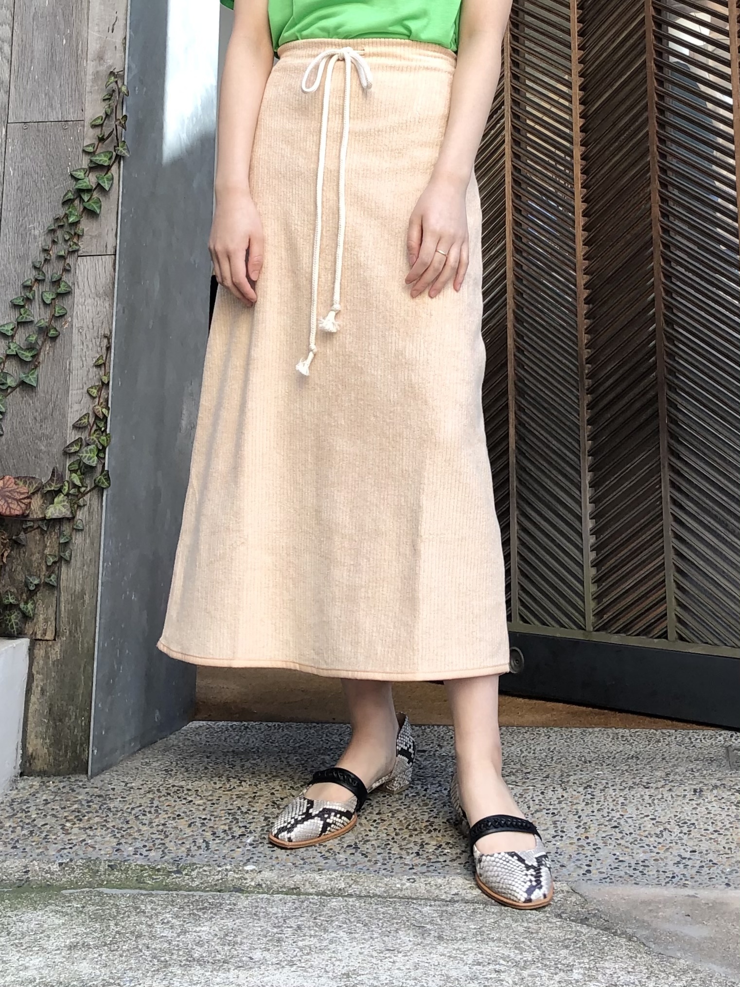 ロングスカートbaserange douglas skirt