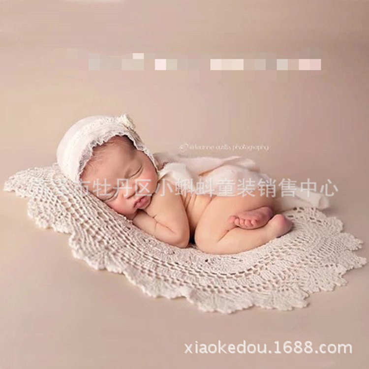 かぎ編みマット サークル おしゃれ模様 新生児 ニューボーンフォト ニューボーンフォト小物 Twinkle Box Props専門ショップ