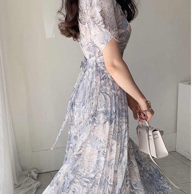 アウトレット 関税送料込 Roksanda シフォンプリーツワンピース 全日本送料無料