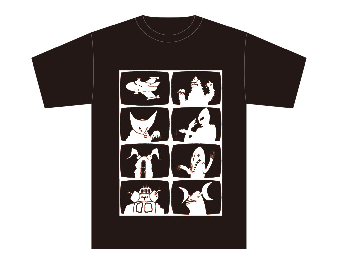 飯塚定雄 ウルトラ影絵tシャツ Mobydick