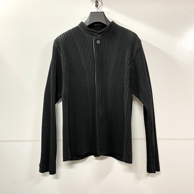 Homme Plisse Issey Miyake オムプリッセイッセイミヤケ Pleated Fitted Jacket ジャケット 3 ブラック 表参道t02 ブランド古着brooch