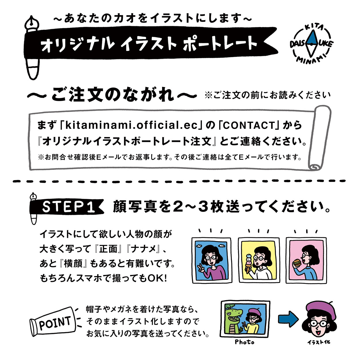期間限定 イラストポートレート M K D S