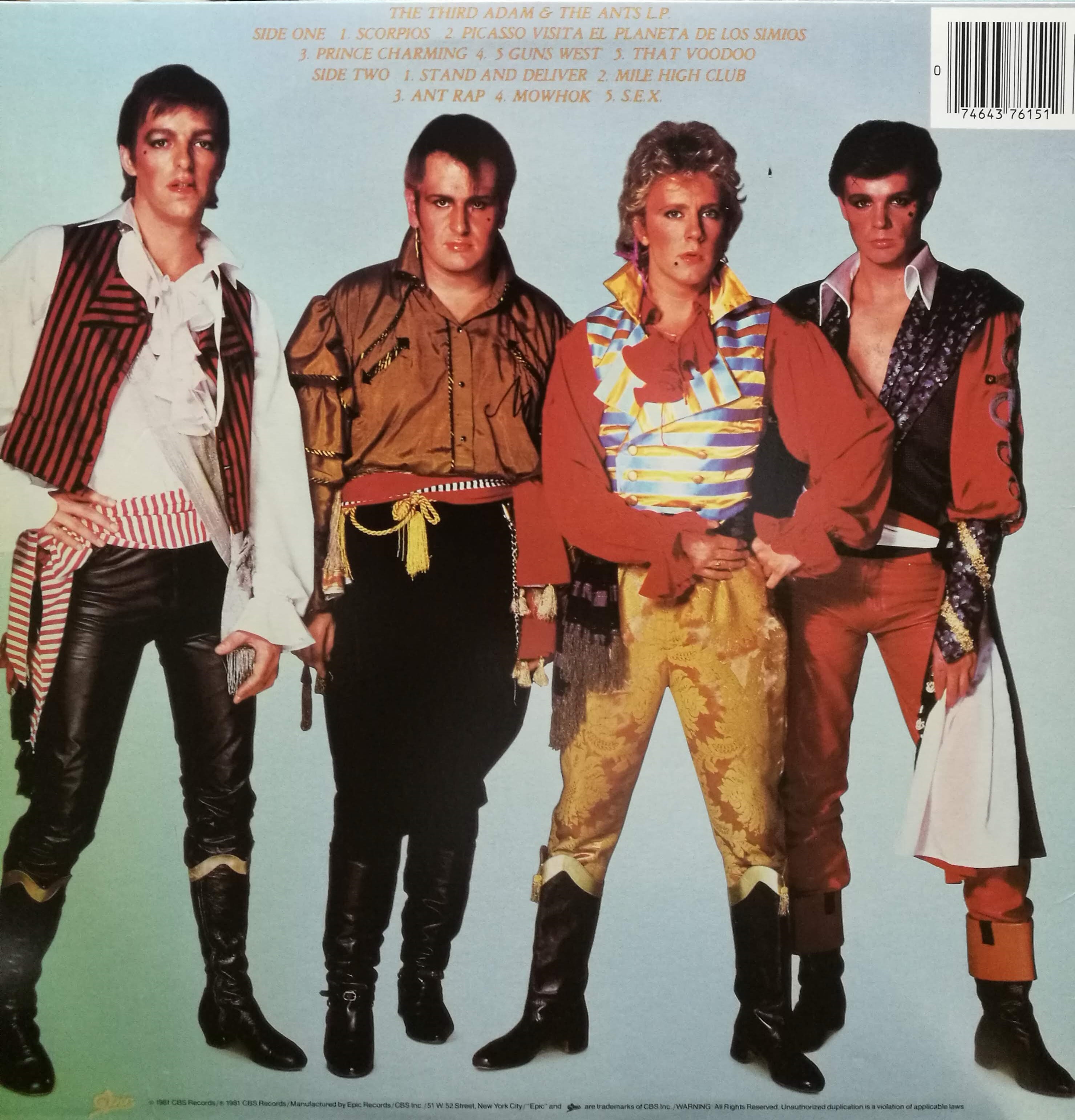 Lp Adam And The Ants Prince Charming Compact Disco Asia