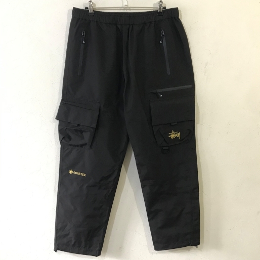 Stussy Gore Tex ステューシー ゴアテックス 21ss Cargo Shell Solid Pant カーゴシェルソリッドパンツ S ブラック 代官山k05 ブランド古着brooch