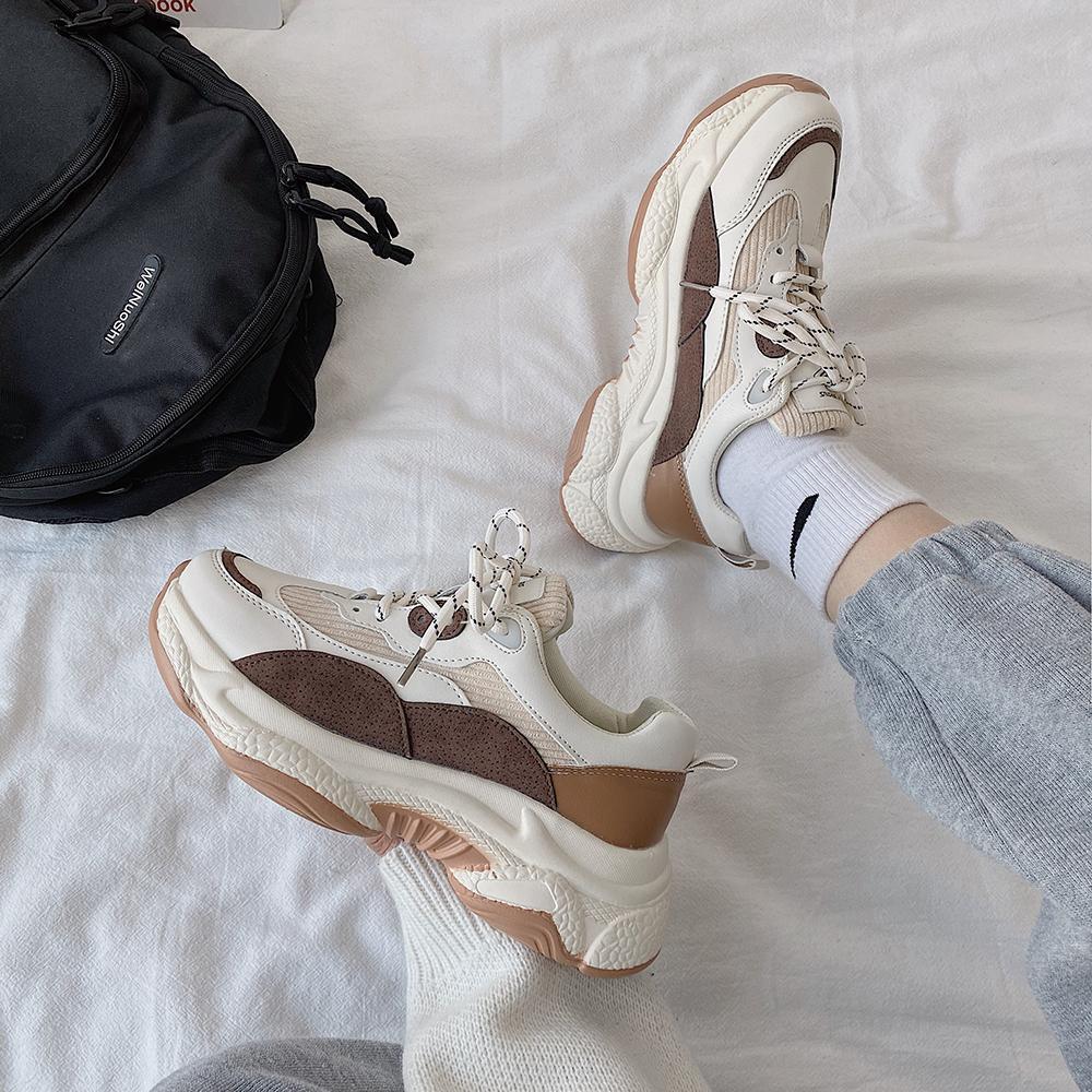 ラテカラーダッドスニーカー 韓国ファッション通販 Nosweat