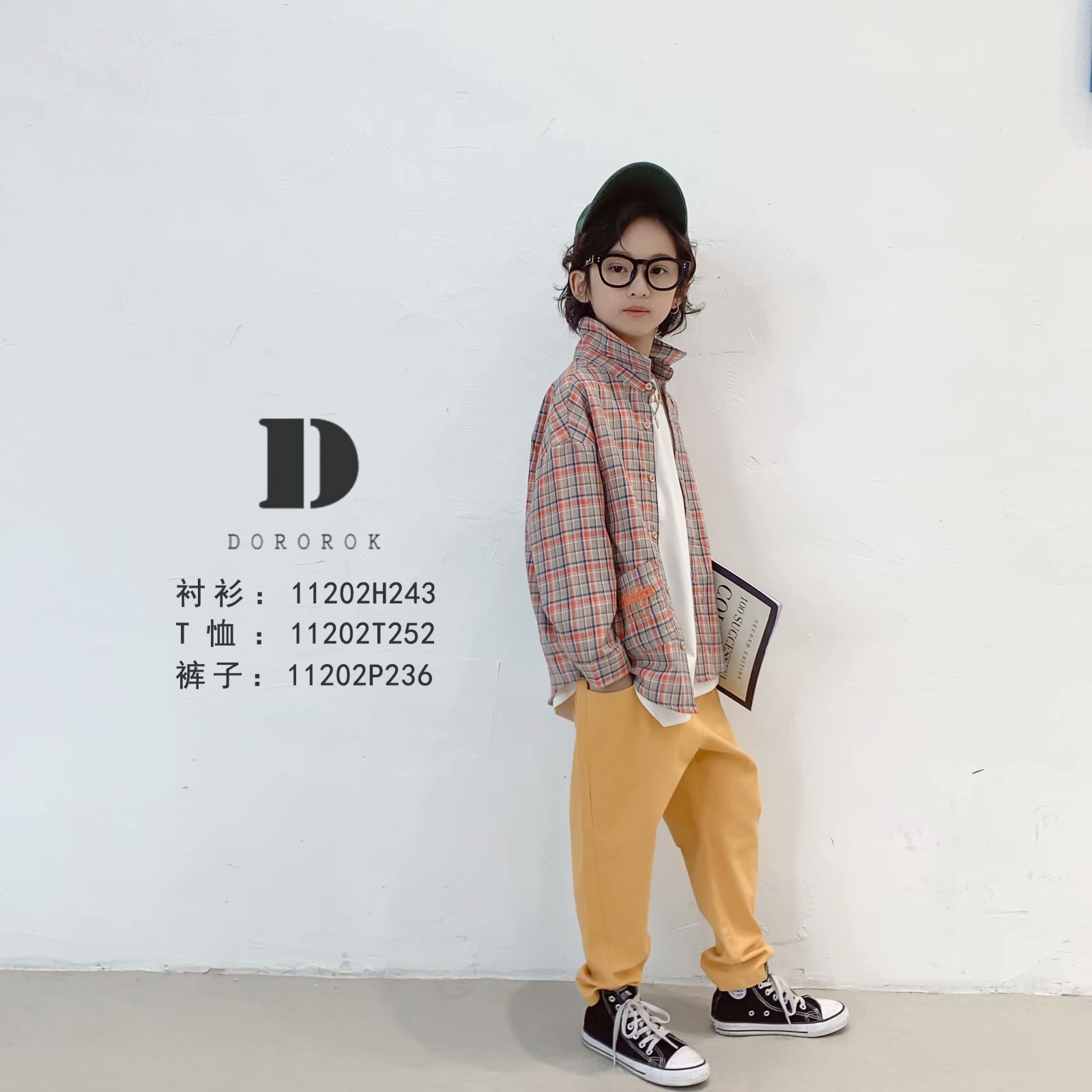 Dororok S S チェック柄シャツ 112h243 海外子供服ブランド 海外子供服 キッズ Lirisnow