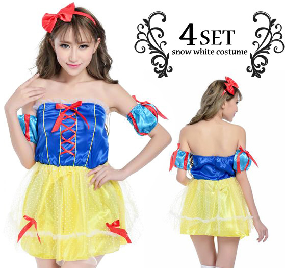 白雪姫 コスプレ衣装 コスチューム ハロウィン 仮装 おとぎ話 童話 お姫様 ディズニー Di 毒いちご 韓国ファッション