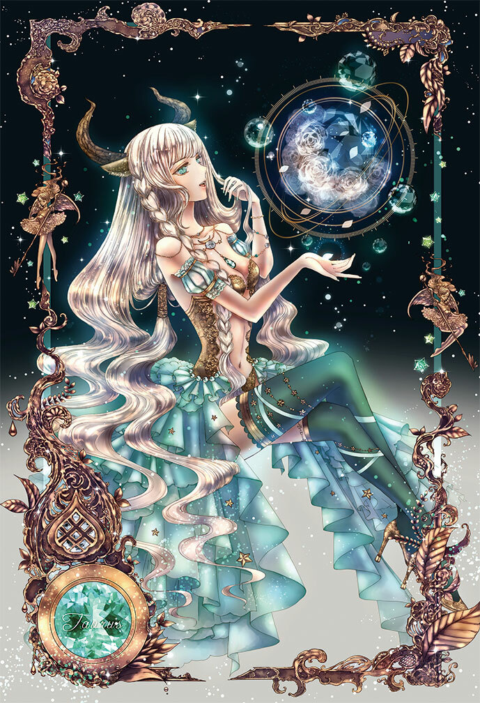 オリジナルウォールステッカー 星之物語ーstar Storyー 牡牛座ーtaurusー A3 Yuki Mami M S Marche オリジナルウォールステッカー 星之物語ーstar Storyー 牡牛座ーtaurusー A3 Yuki Mami M S Marche
