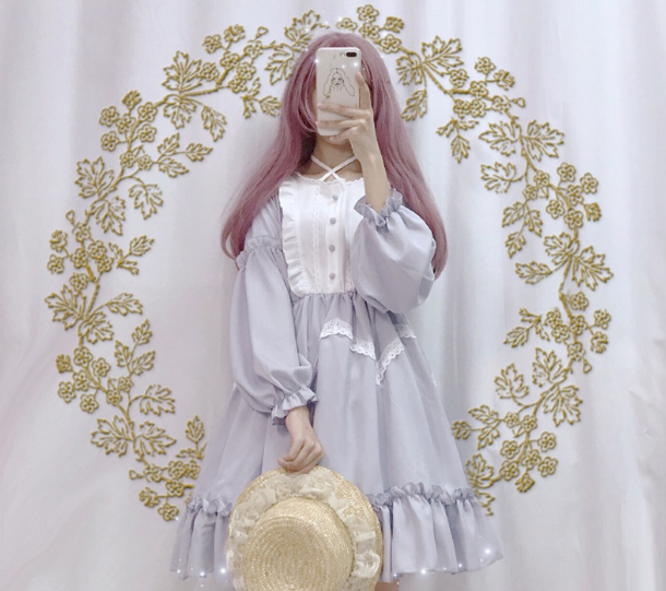 レースが可愛い フリル ガーリー ロリ メイド服 フリルワンピース r0 Rumina Select Shop レースが可愛い フリル ガーリー ロリ メイド服 フリルワンピース r0 Rumina Select Shop