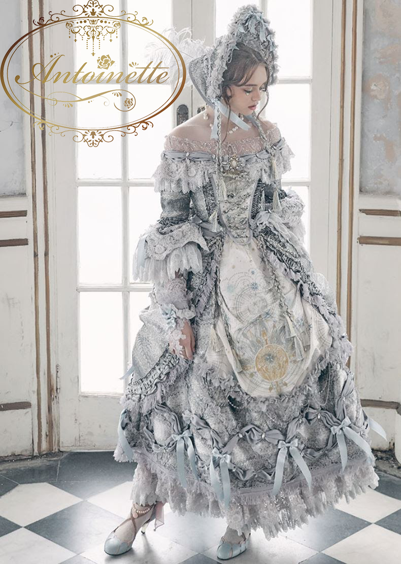 フォトスタジオ 変身写真館 衣装 かわいい ゴスロリ ロリータ ダンサー 舞台 衣装 パレード ボンネット 豪華絢爛 イベント お色直し ドレス Bule Kawaii Dress Antoinette
