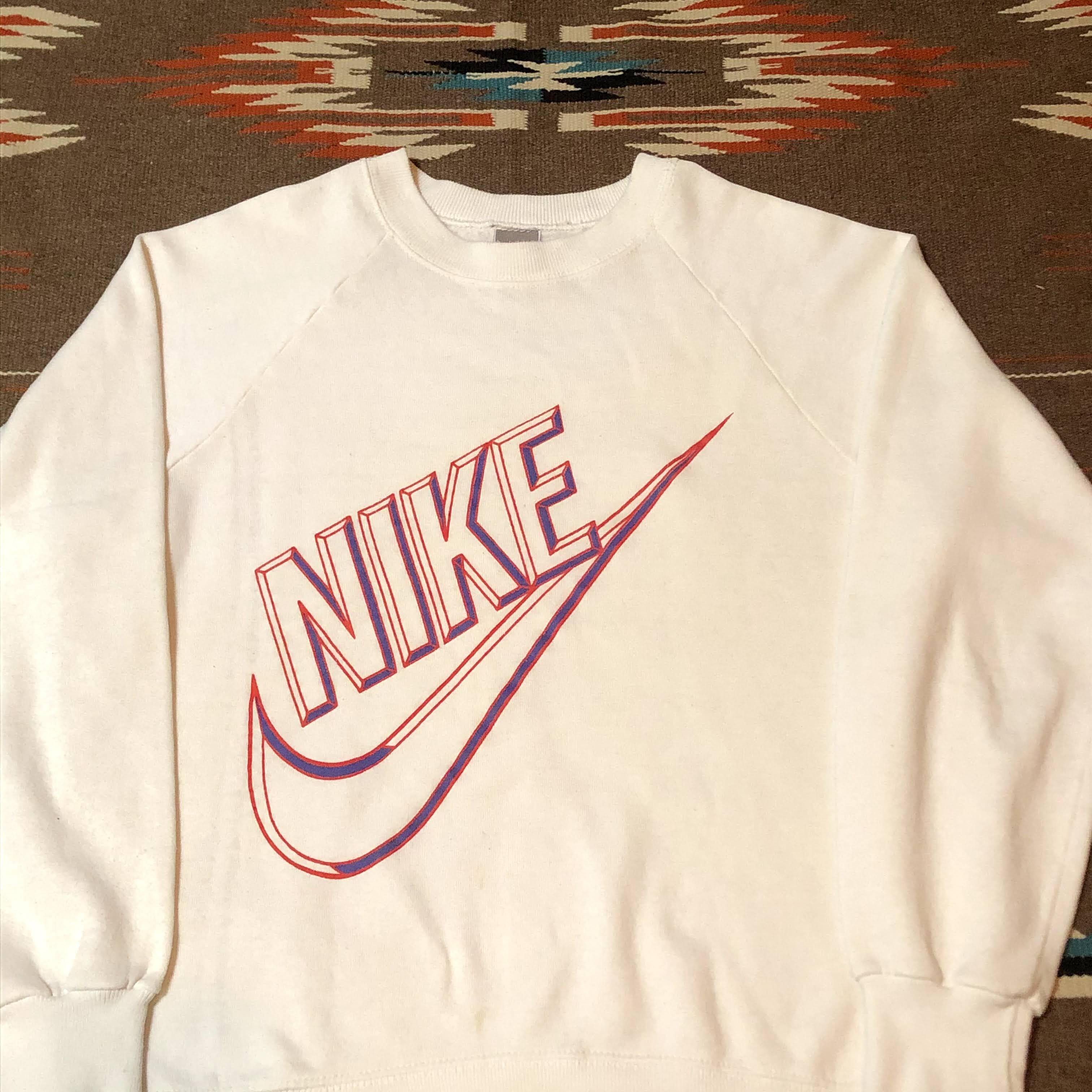 超目玉 大人気 Nike スウェット ワンポイント刺繍 銀タグ 90s グレー 白タグ 期間限定送料無料 Rhinoark Org