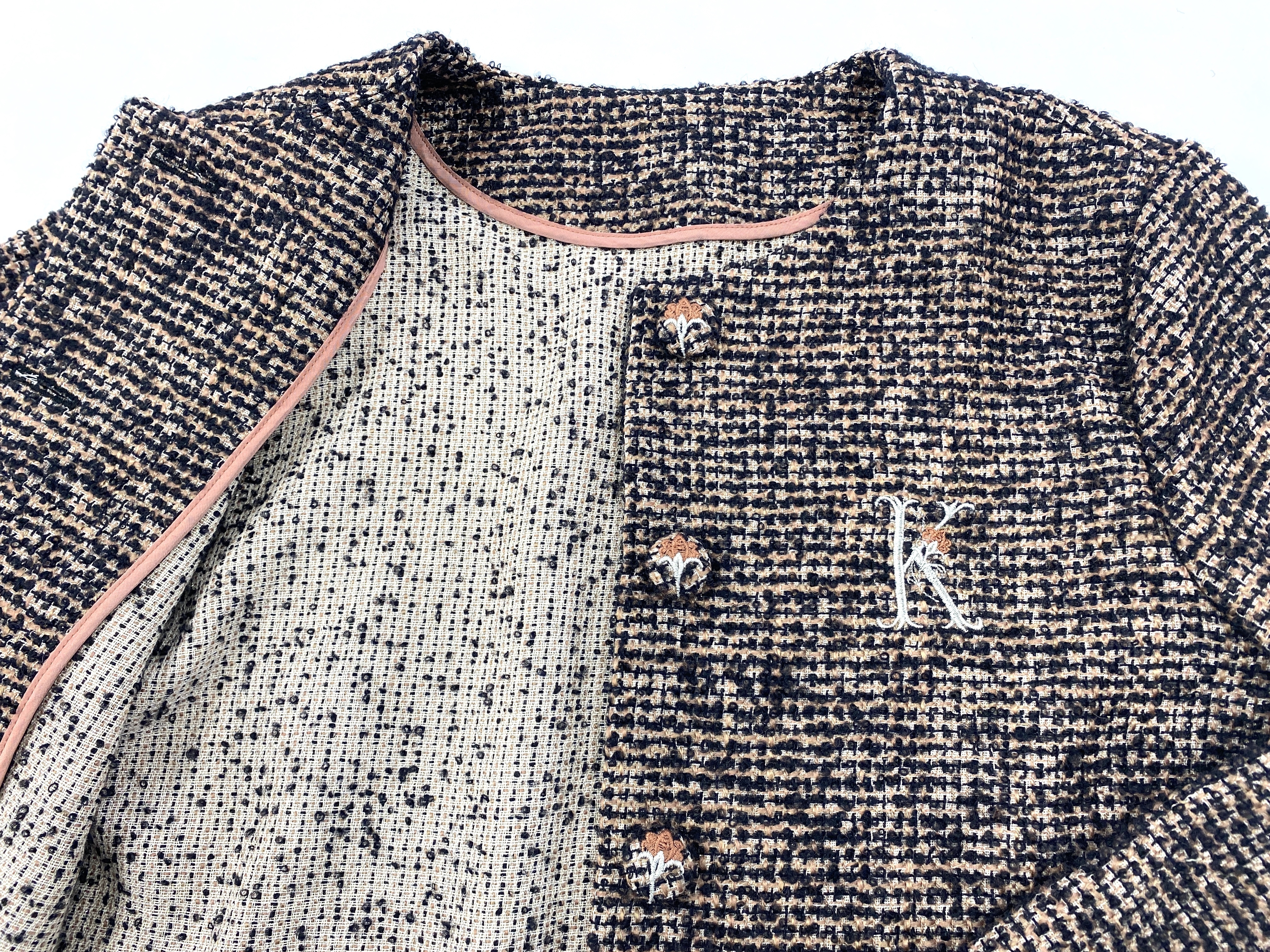 W022 ノーカラージャケットの型紙 池袋 Sewing Studio