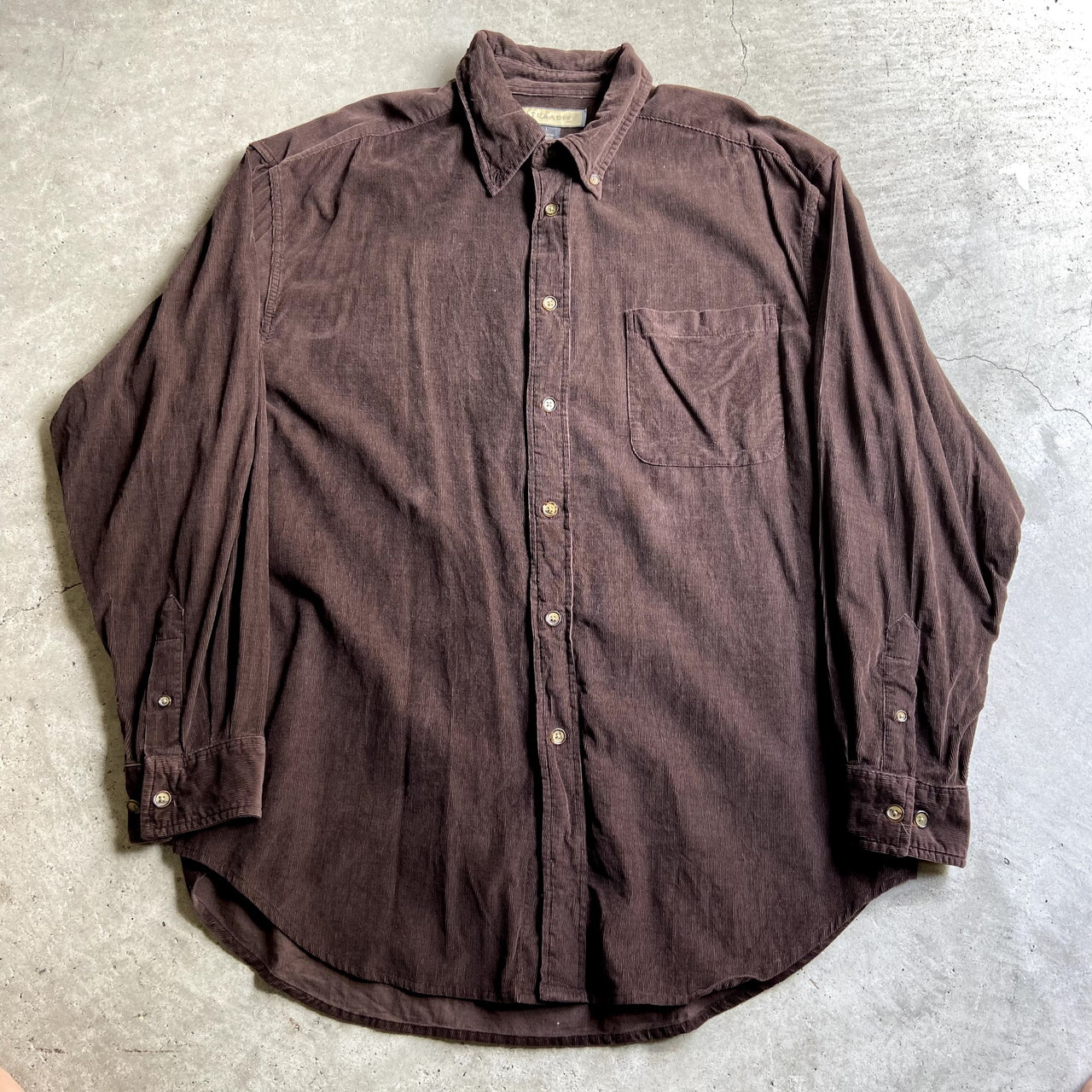 Naturalife 長袖 コーデュロイシャツ メンズl 古着 ブラウン 茶色 長袖シャツ Al2109 Cave 古着屋 公式 古着通販サイト